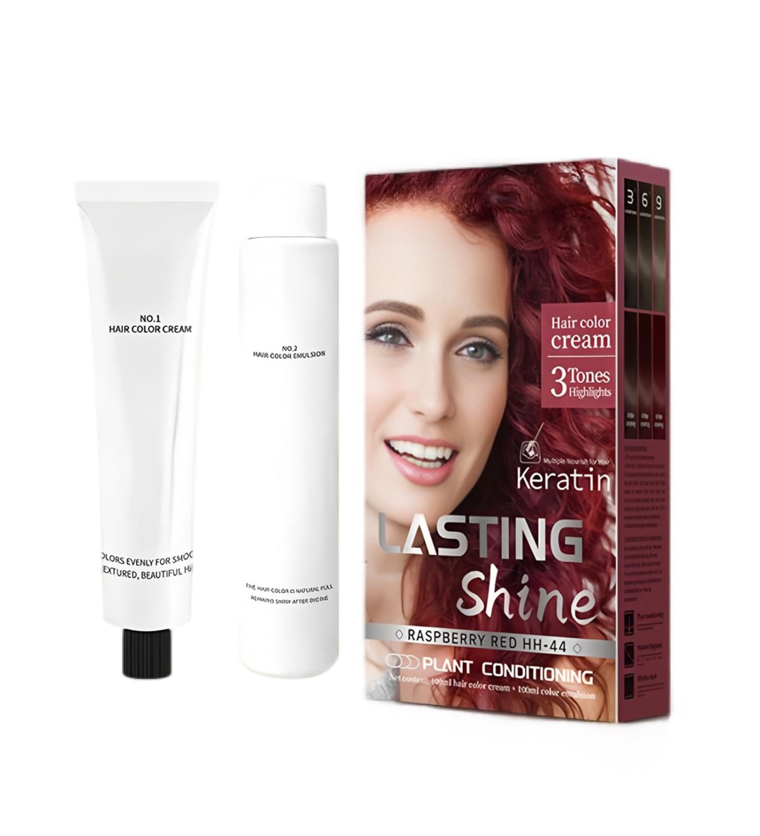  Grgowe Raspberry Red Instant Hair Dye Shampoo Hair Color Hair Dye for hair and beard instant shampoo fast coloring even gray coverage for all shades - Buy Online on GoSupps.com