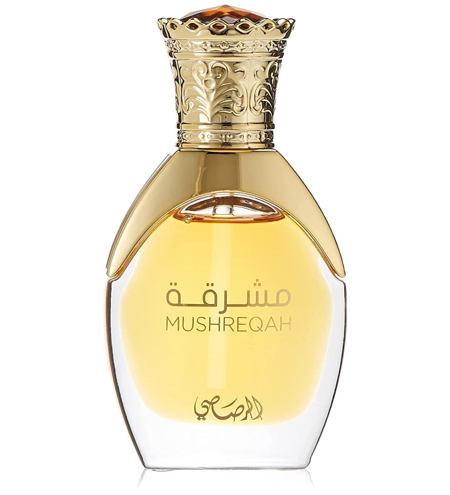 Rasasi Mushreqah Concentrated Perfume Oil 0.5 Ounce (Unisex) warm and spicy 0.5 Fl Oz (Pack of 1) - Buy Online on GoSupps.com