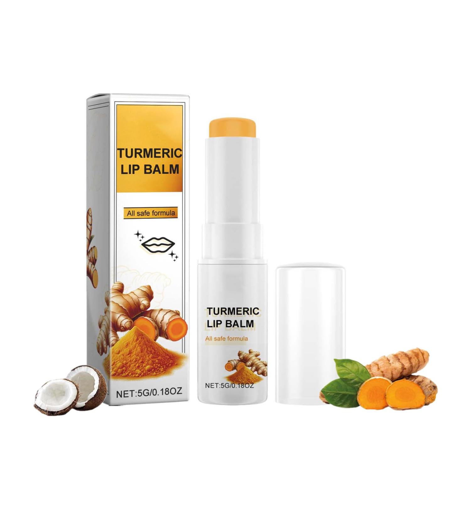 Lumibalm Lip Lightener for Dark Lips Turmeric Lip Balm Turmeric Restoration Treatment Pink Lip Lightening Cream for Softening and Moisturizing Lips (1PCS) - Buy Online on GoSupps.com