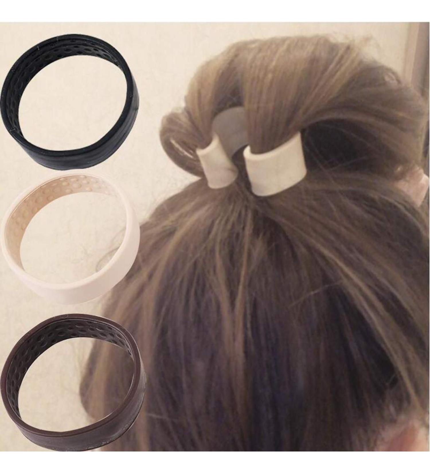 Silicone Foldable Stationarity Elastic Hair Bands for Women Ponytail Holder Tools Multifunction Hair Accessories Durable Medium