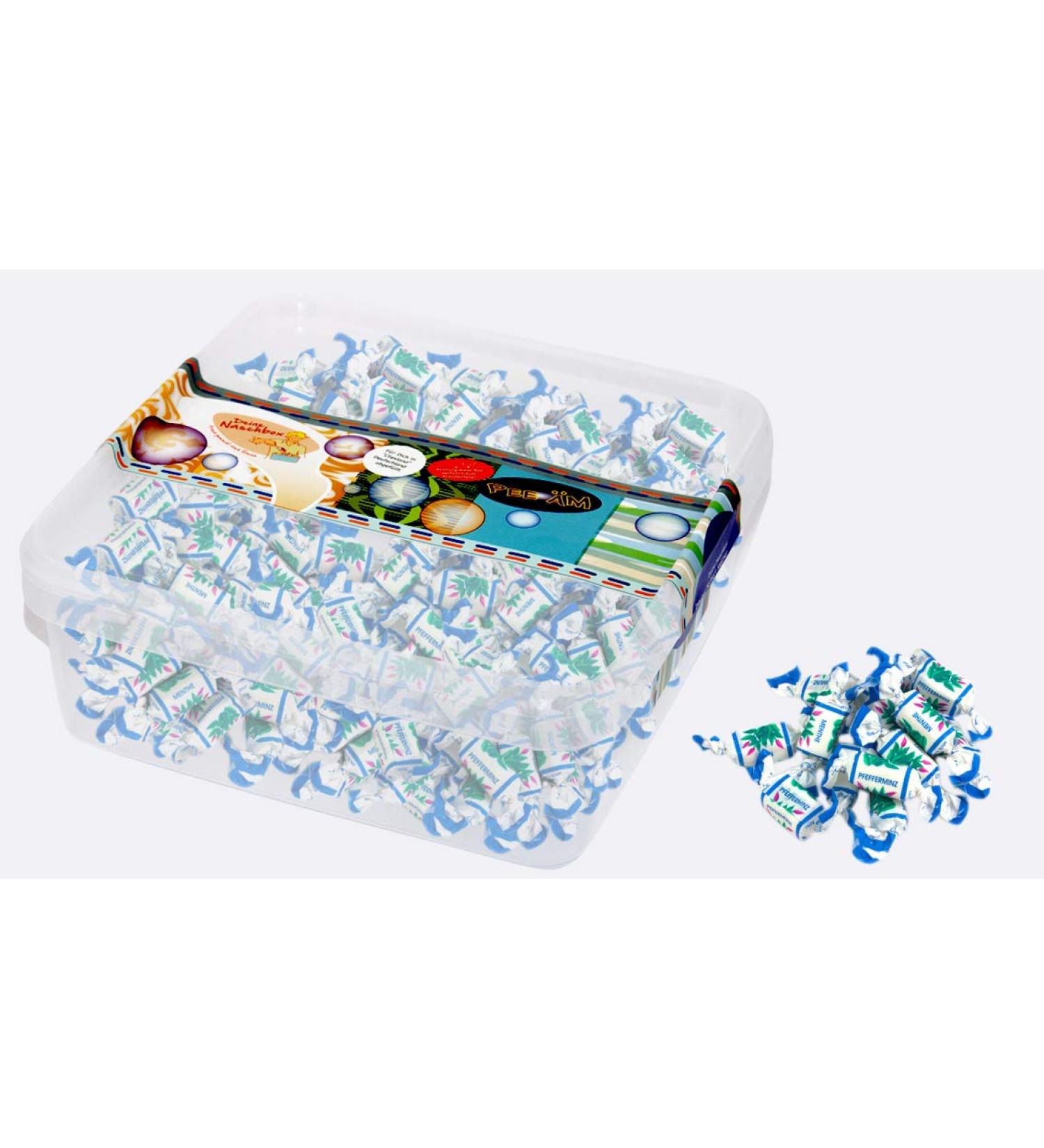 Your Snack Box - Sugar-Free Peppermint Toffee Candies - 500g XL Bulk Pack - Guilt-Free Treats for Everyone! - Buy Online on GoSupps.com