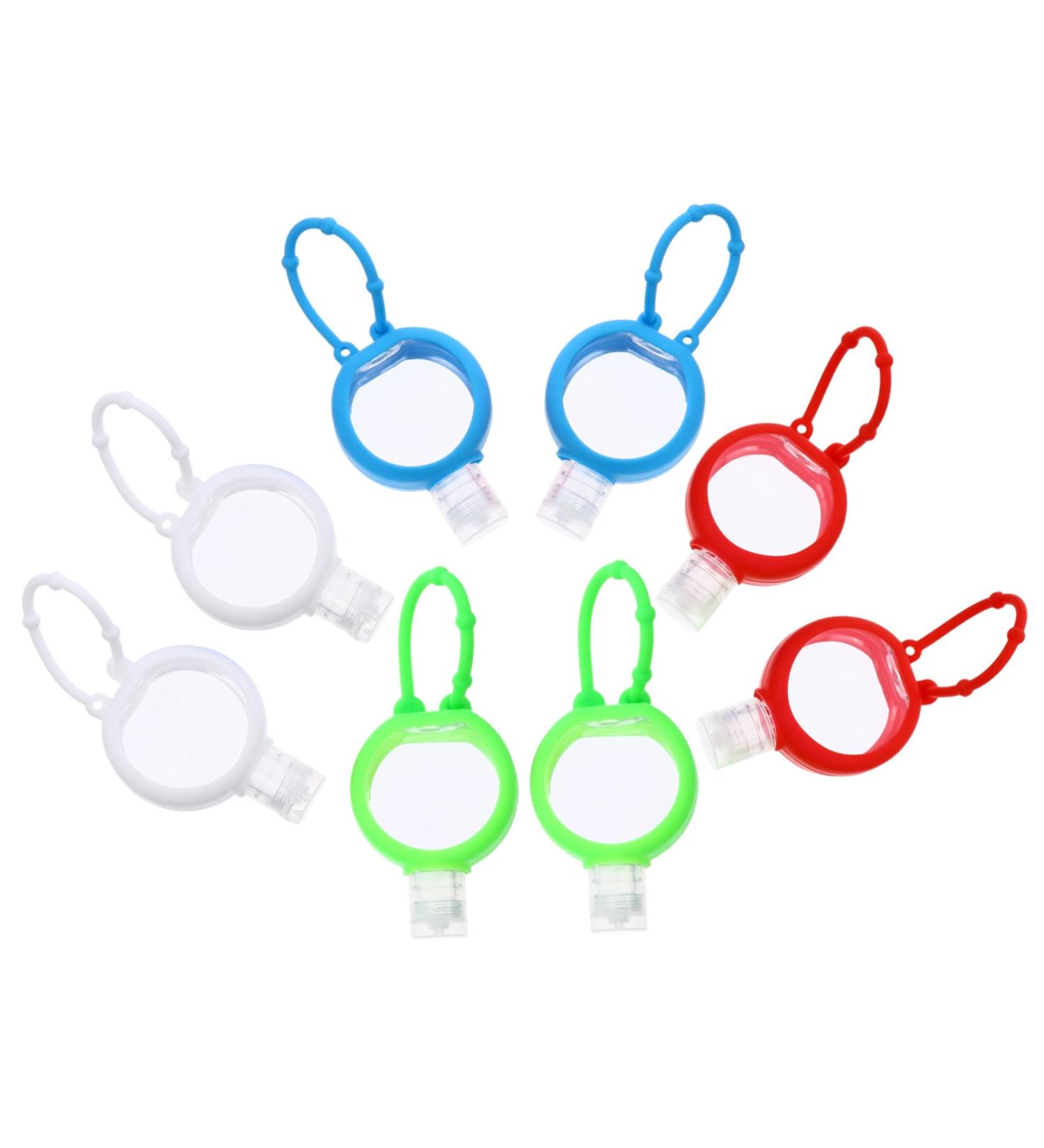 DOITOOL 8 Sets Travel Bottle with Hook Silicone Bottle Silica Gel Soft Rubber - Buy Online on GoSupps.com