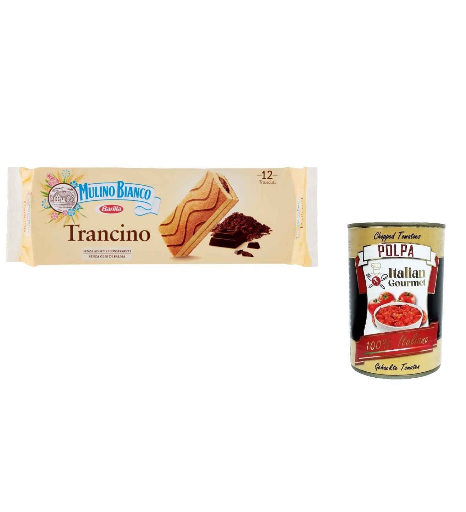  Italian Gourmet E.R. Mulino Bianco Trancino Snack without Additives or Preservatives 396 g + Italian Gourmet Polpa 400 g - Buy Online on GoSupps.com