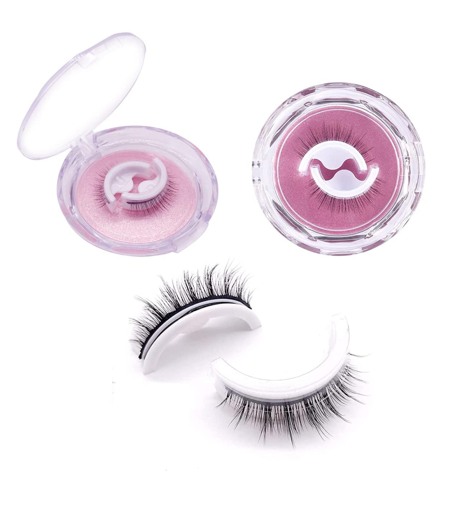 Self-Adhesive Eyelashes | Ksndurn Reusable Thin Waterproof False Lashes - No Glue Non-Slip Design - Buy Online on GoSupps.com
