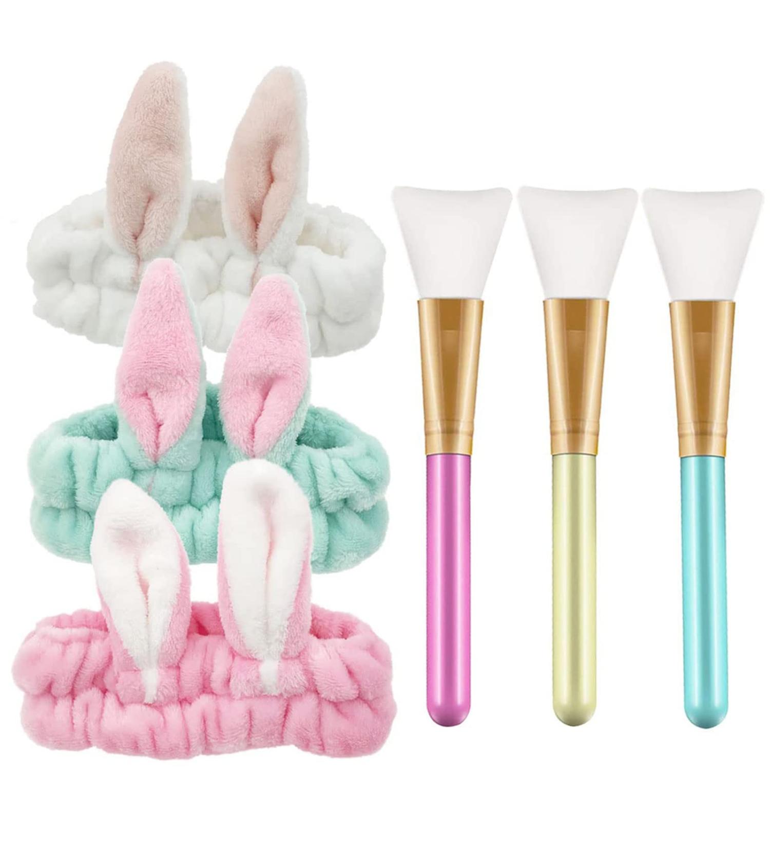 Buy Zuzer 3 Mask Brush Silicone Set with Hair Bands - Perfect for Face Washing & Makeup Application | International Shipping - Buy Online on GoSupps.com