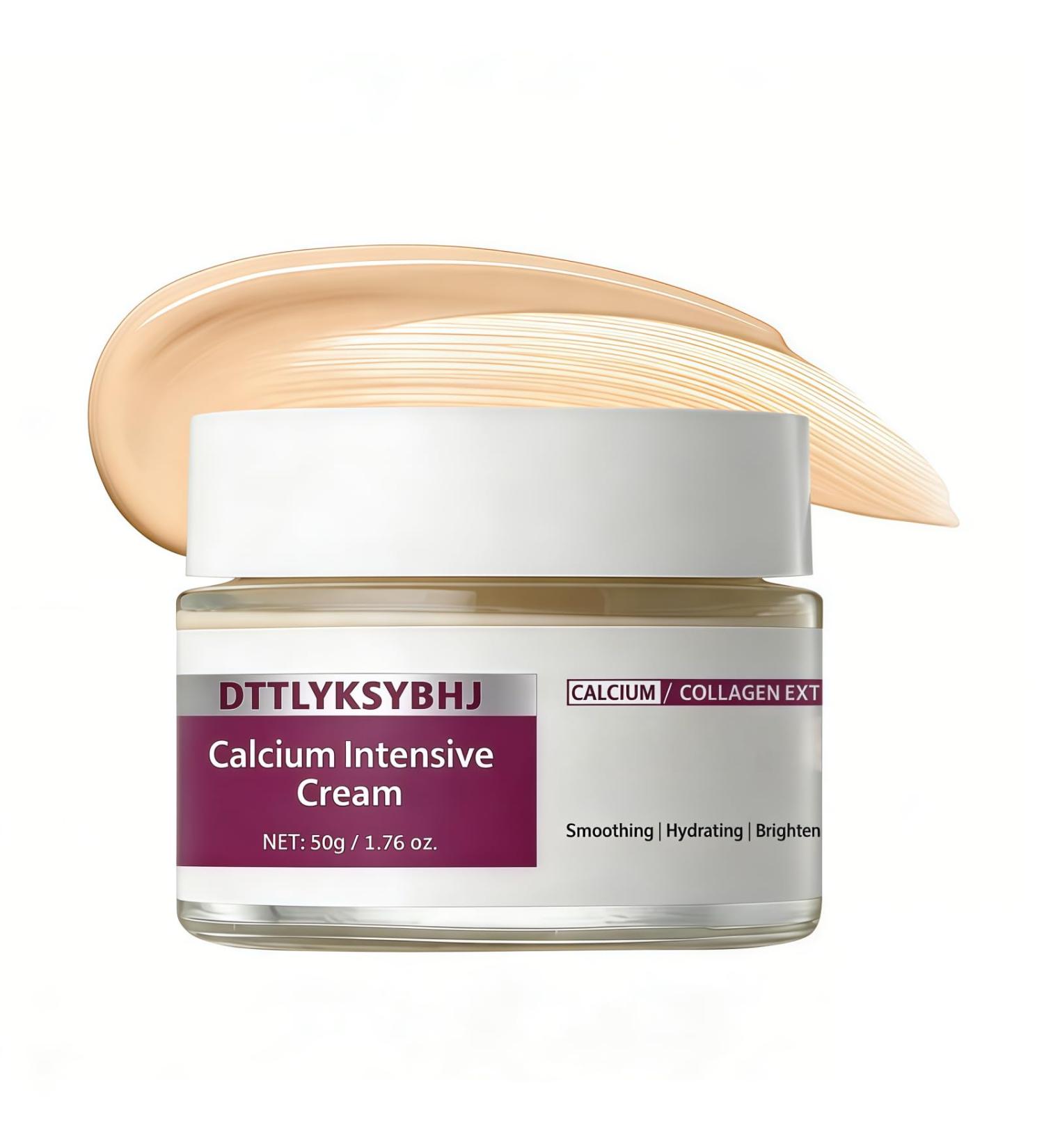 DTTLYKSYBHJ Intensive Calcium Collagen Extract Face Cream Anti-Aging Moisturizer Fine Line Reducing Deep Hydrating Brightening & Collagen Support For All Skin Types 50g/1.76 oz - Buy Online on GoSupps.com