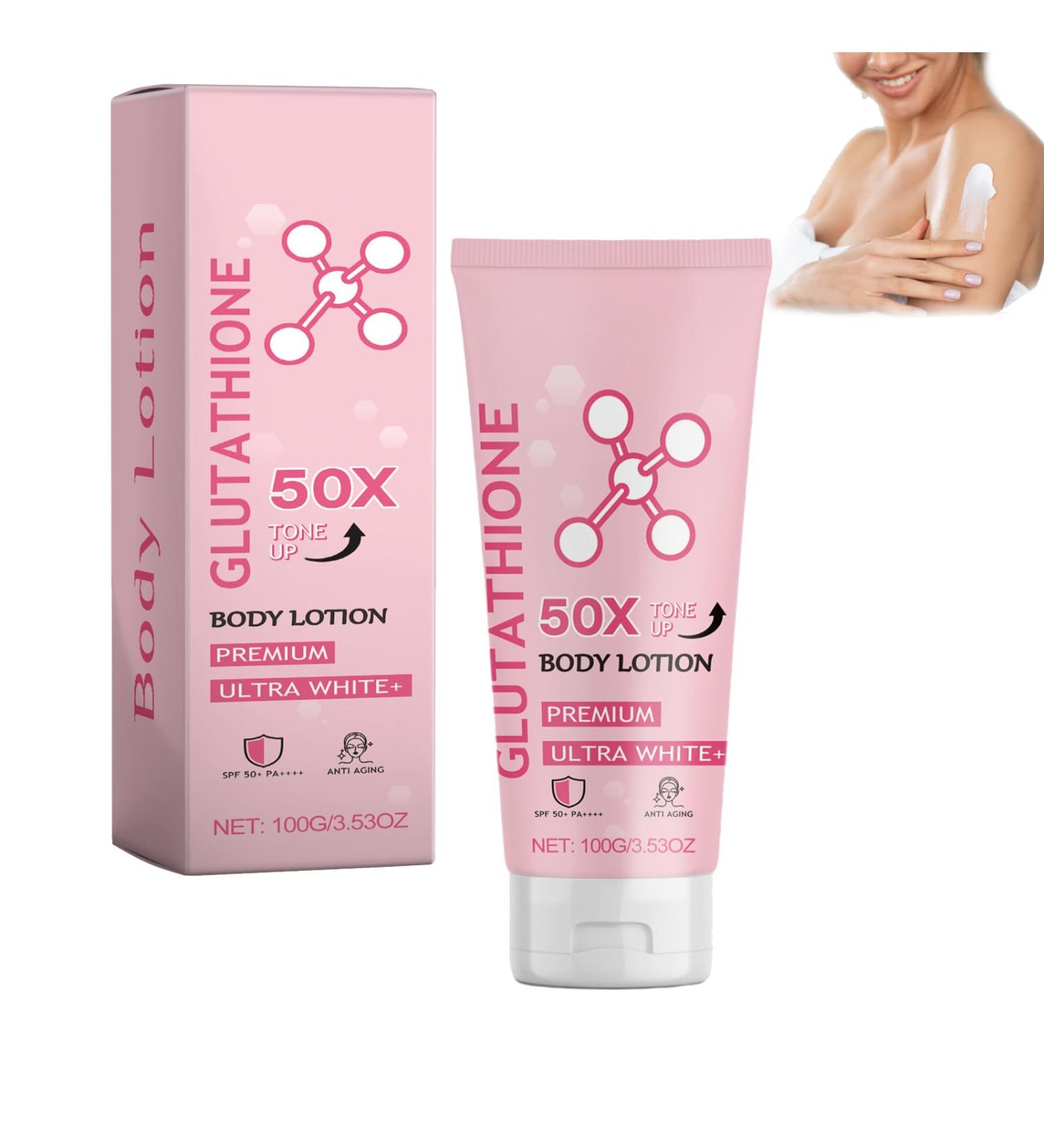 50X Glutathione Toning Body Lotion Glutathione Niacinamide Body Lotion Retinol Body Cream Moisturizing and Soft Skin (1 PCS) - Buy Online on GoSupps.com