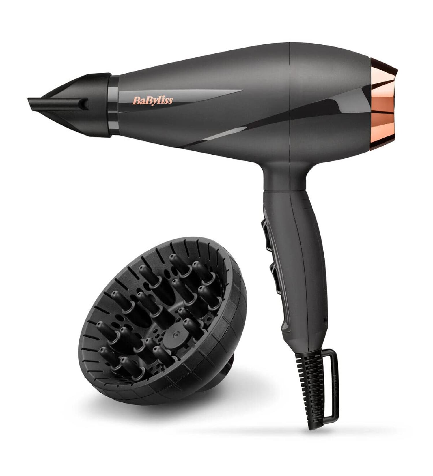 Babyliss Smooth Pro 2100W Professional Hair Dryer - Salon Ionic Hairdryer for Men & Women - Powerful Blow Dryer for Curly & Straight Hair - Black - Buy Online on GoSupps.com