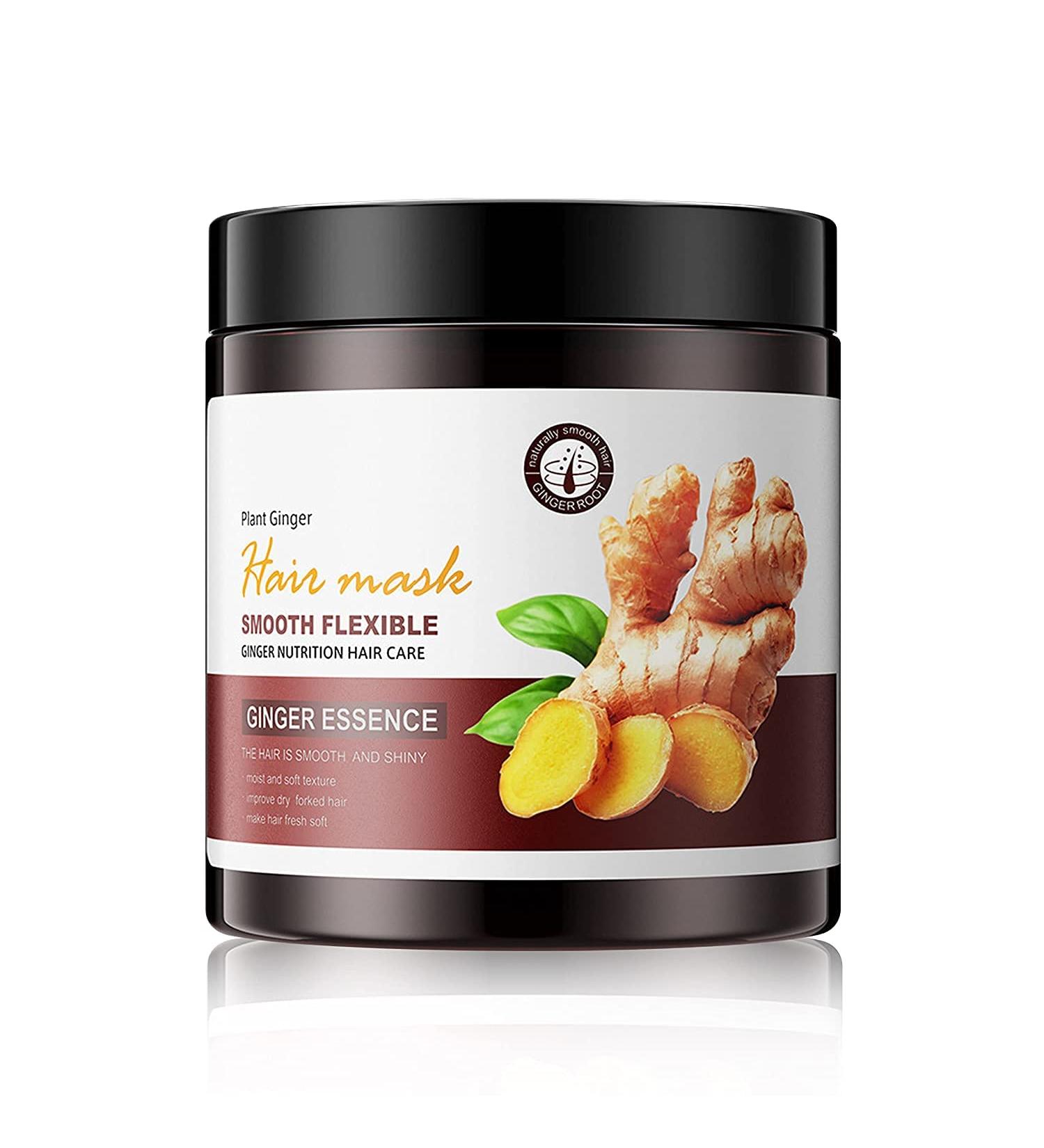 SULLMAR Garlic & Ginger Hair Mask 500g - Deep Conditioning Treatment for Dry, Damaged, and Curly Hair Growth - Buy Online on GoSupps.com