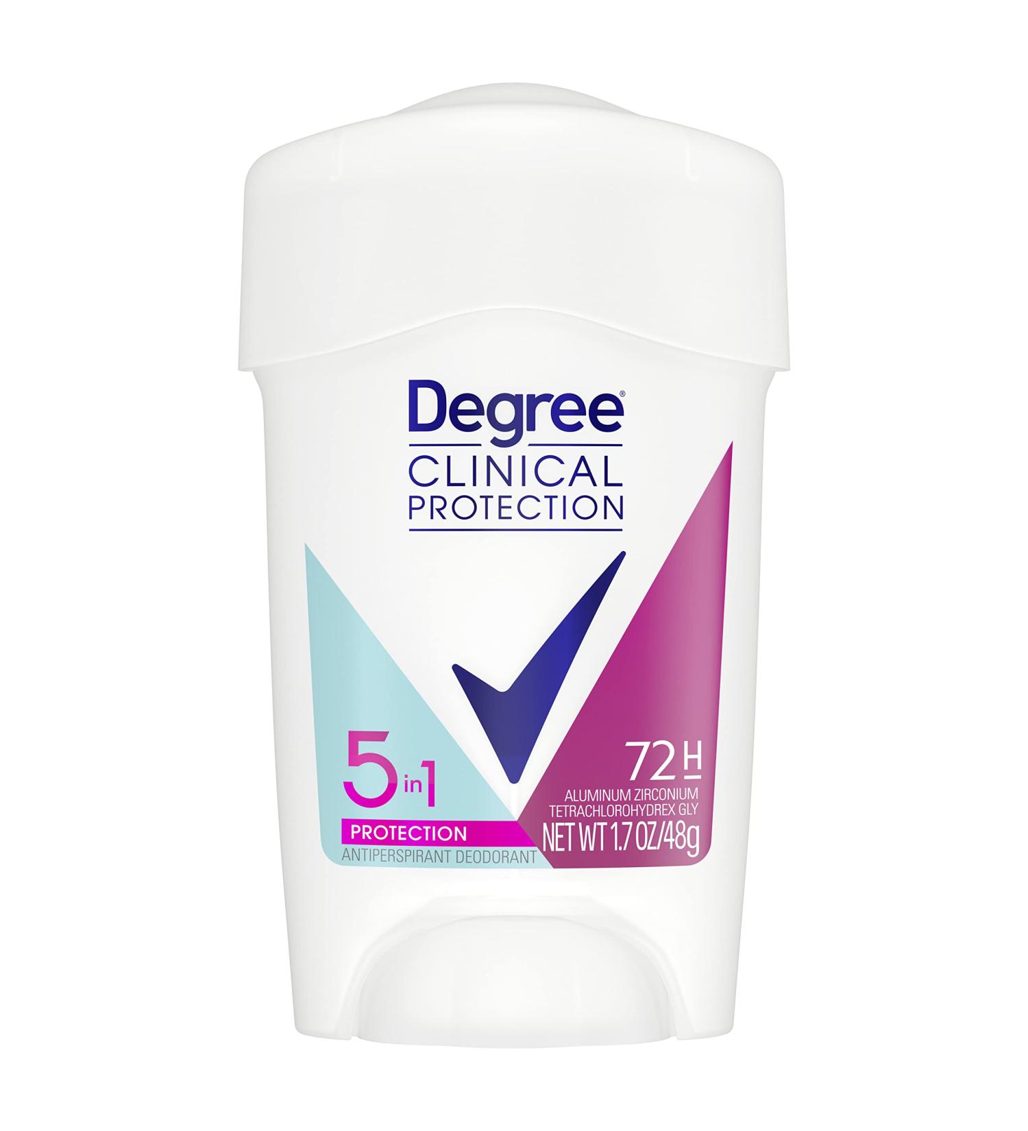 Degree Clinical Protection Antiperspirant Deodorant 72-Hour Sweat & Odor Protection - Women 1.7 oz - Buy Online on GoSupps.com