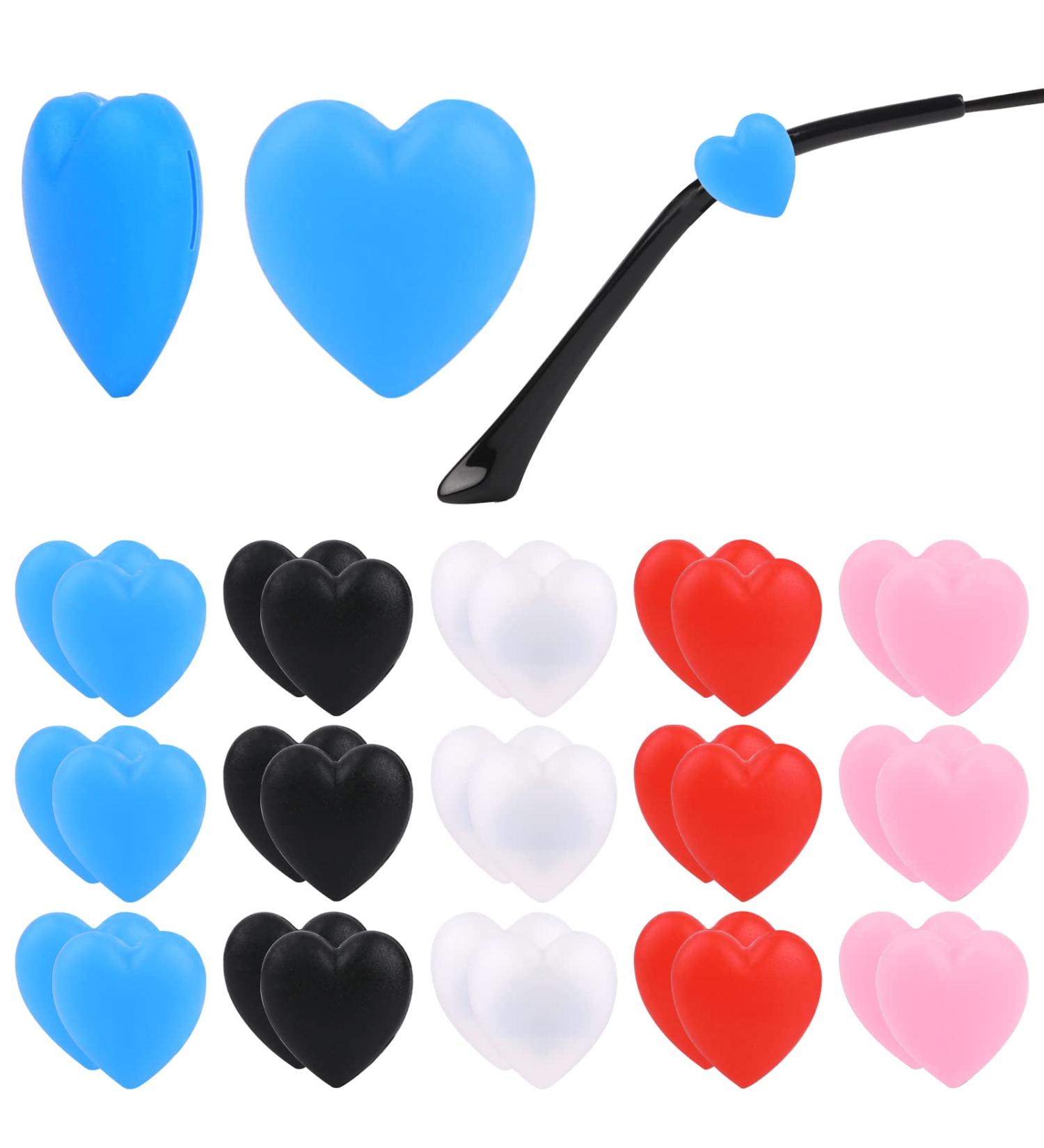 KALIONE Silicone Eyeglass Retainer | 15 Pairs Glasses Ear Grips & Temple Tip Sleeves | Comfortable Eyewear Accessories for Secure Fit - Buy Online on GoSupps.com