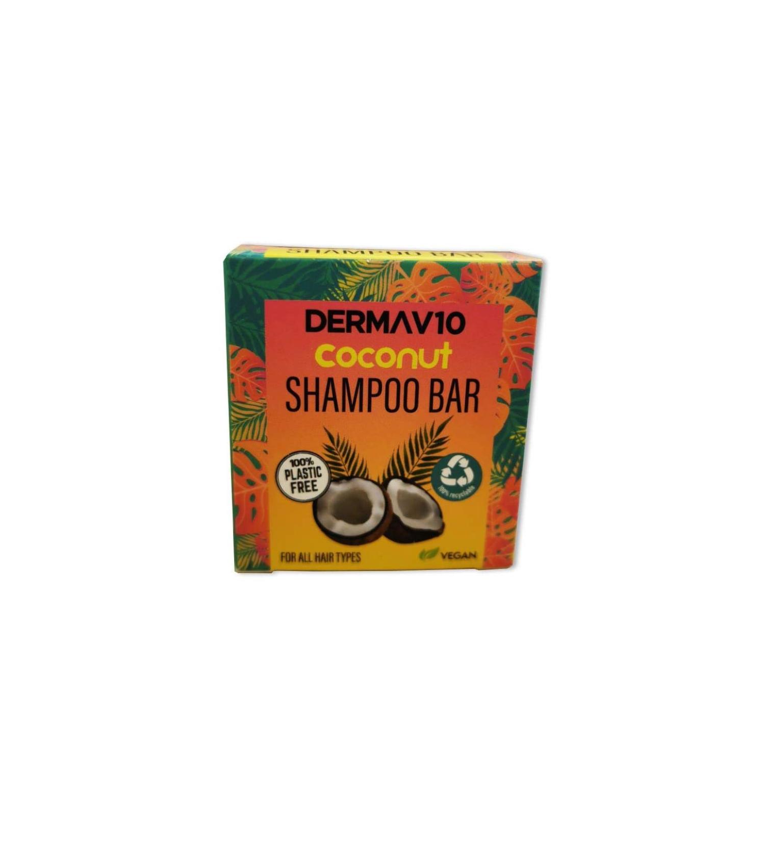 Healthpoint Derma V10 Coconut Shampoo Bar Pack of 2 - Buy Online on GoSupps.com