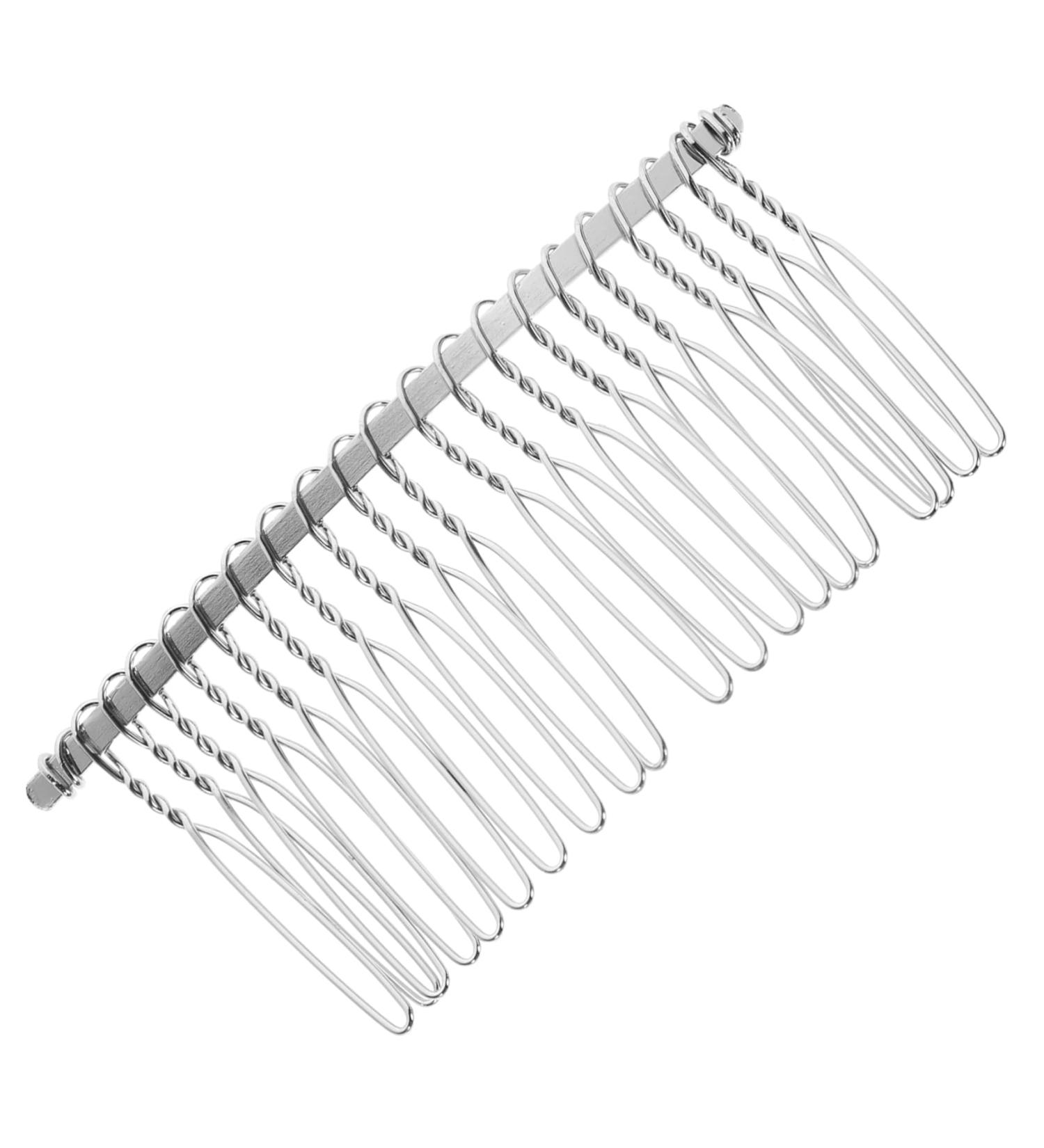 DRESSOOS 20 Metal Hair Comb Silver Wire Comb Hair Clip Combs Hair Comb Clips Metal Wire Hair Combs Teasing Combs for Women Hair Claw Clips for Women Hair Pin Women's Guangdong Iron Wire - Buy Online on GoSupps.com