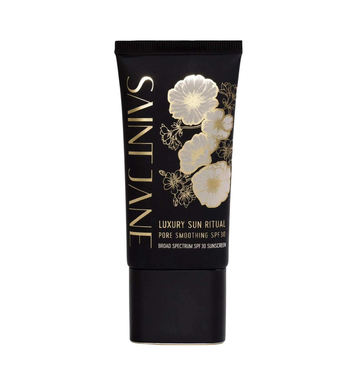 SAINT JANE Luxury Sun Ritual SPF 30 Mineral Sunscreen | Pore Smoothing Floral-Infused Clean Skincare (1.7 oz) - International Shipping Available - Buy Online on GoSupps.com