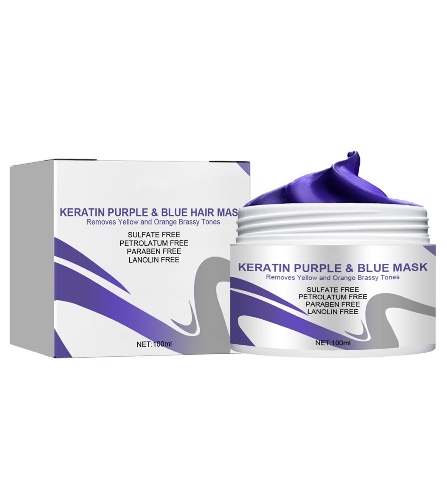 Masque Violet D jaunisseur Intense Vitamins Masque Violet Cheveux Blond Purple Toning Hair Mask Pour Cheveux D color s ou claircis - Neutralisation des Reflets Jaunes & Orang s - Buy Online on GoSupps.com