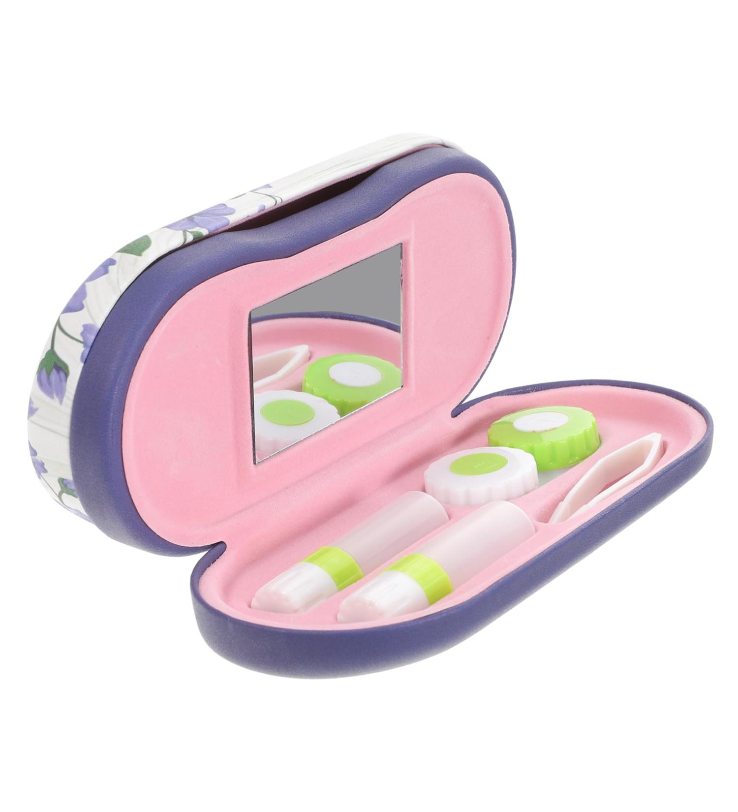 Shop Gatuida Double-Sided Leather Glasses Case | Stylish Organizer for Travel & Storage | Perfect for Glasses & Contact Lens Accessories - Buy Online on GoSupps.com