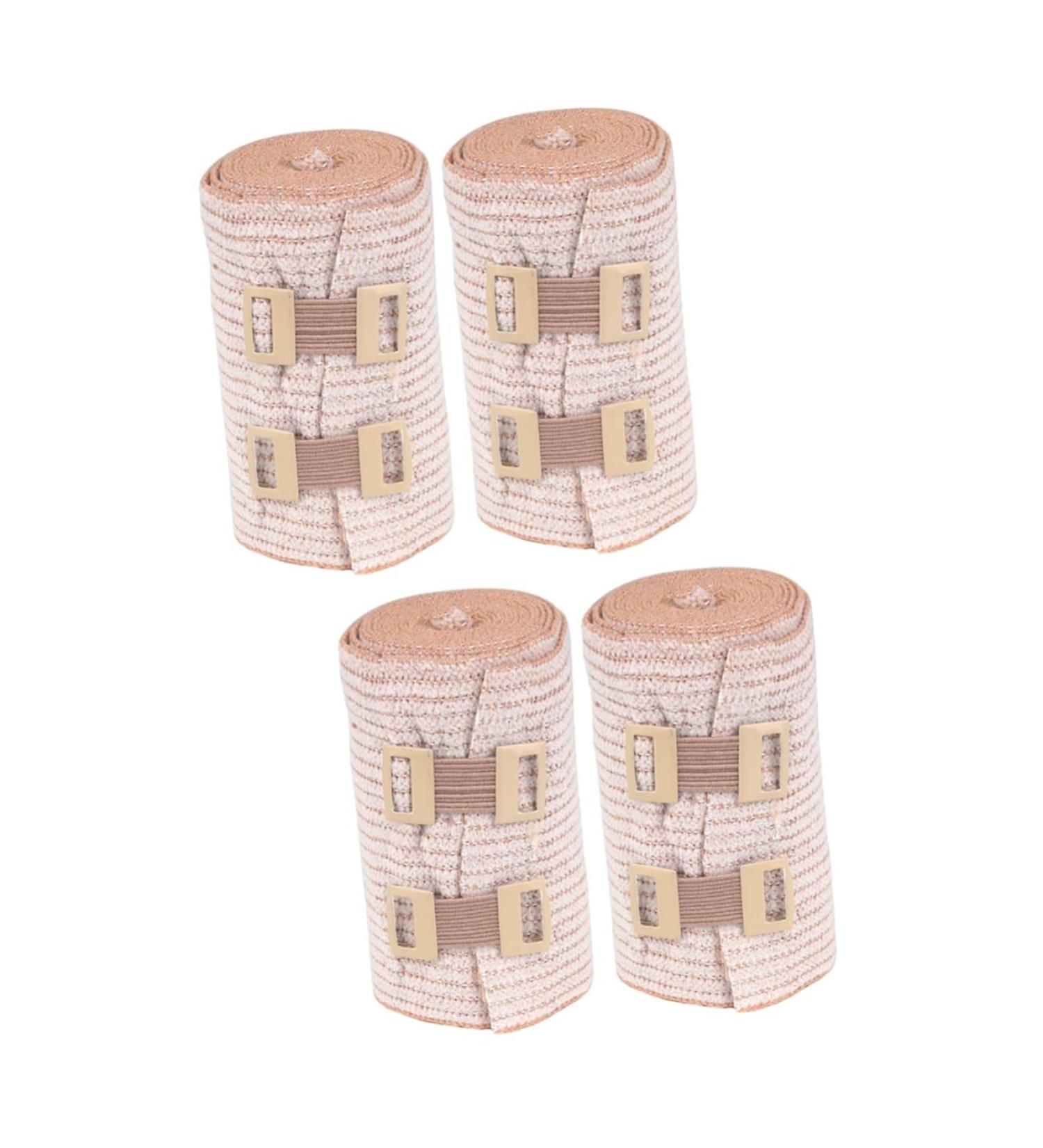 KALLORY Sports Leg Wraps - 4 Rolls Tensor Gym Tape | Cohesive Pre-Wrap Compression & Hair Elastic Wraps - International Shipping Available - Buy Online on GoSupps.com