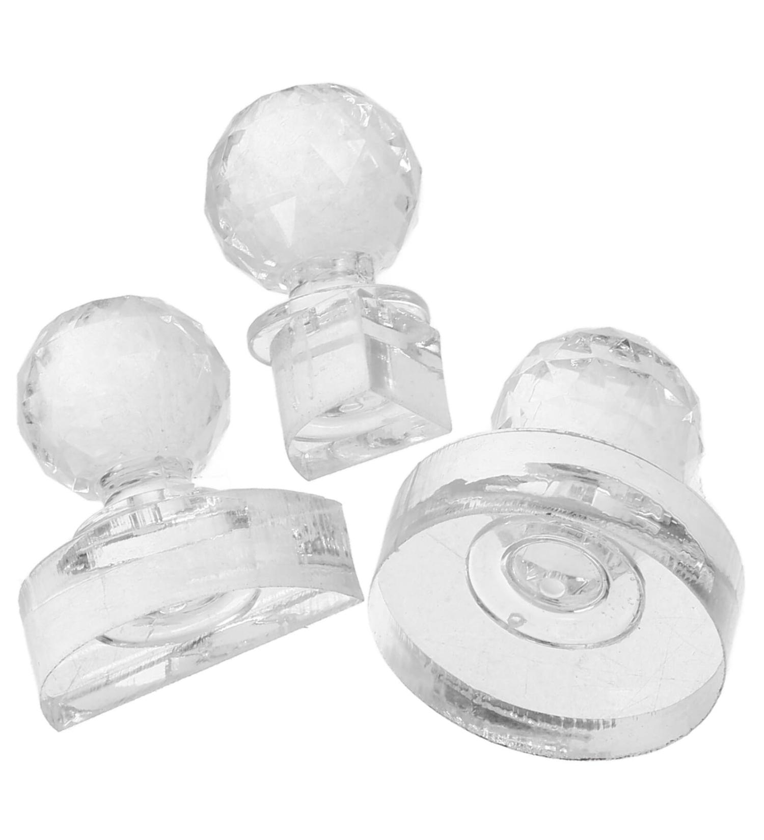 STOBAZA Outil de Pressage Cosm tique 3 Pi ces 1/4-1/2 Pouces Acrylique Multifonction pour Maquillage Yeux Poudre Compact Fard Paupi res Blush Usage Professionnel - Buy Online on GoSupps.com