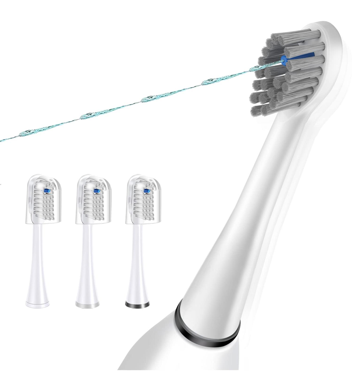 Waterpik Sonic Fusion Compatible Toothbrush Head Replacement - Compact White (3 Pack) - Buy Online on GoSupps.com
