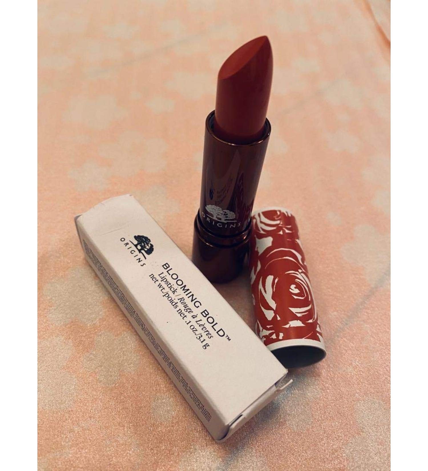 Origins Blooming Bold Lipstick - 28 Safflower Sunrise | Shop Internationally - Buy Online on GoSupps.com