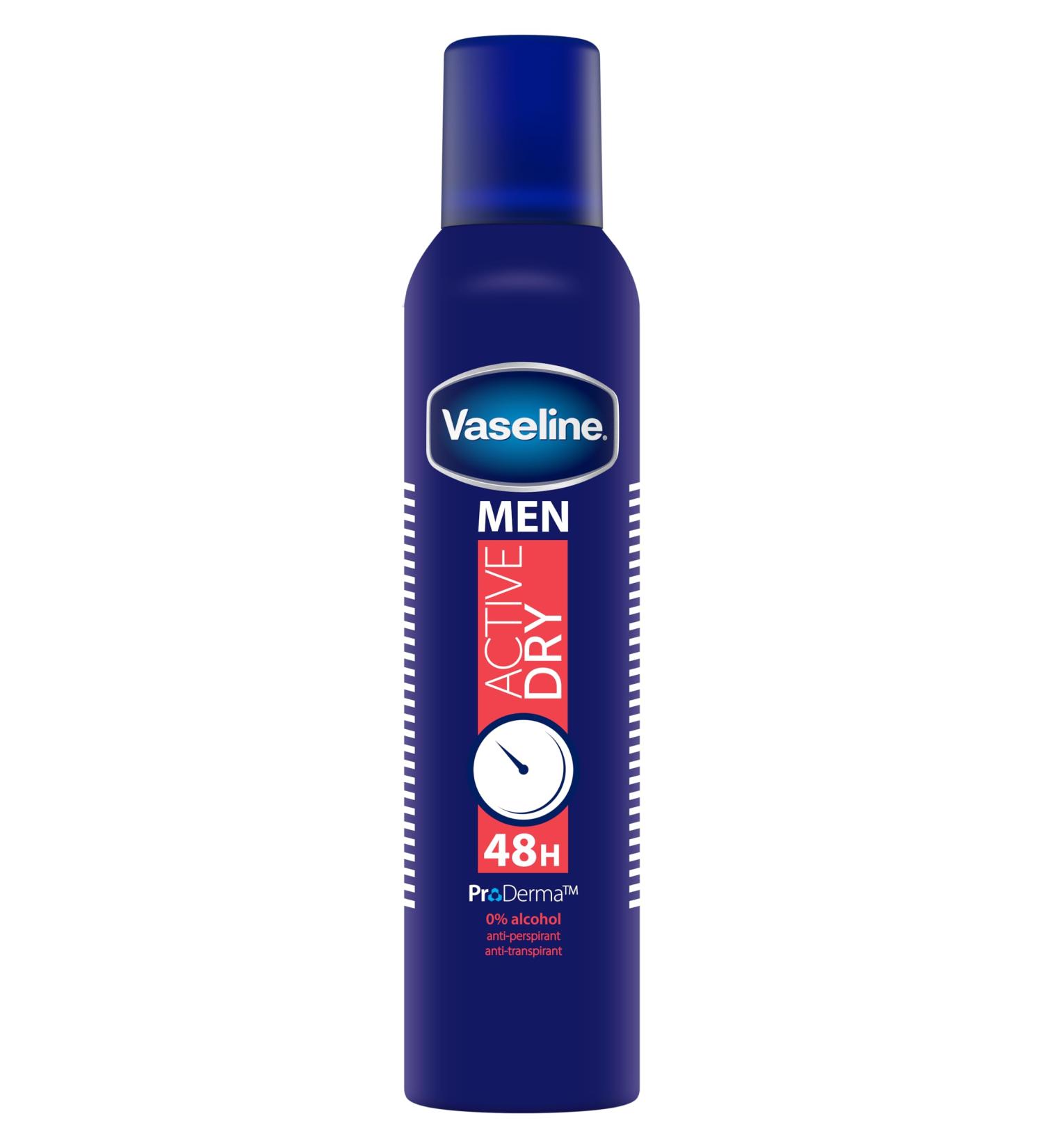  Vaseline Vaseline Men Active Dry 48h 250ml - Buy Online on GoSupps.com