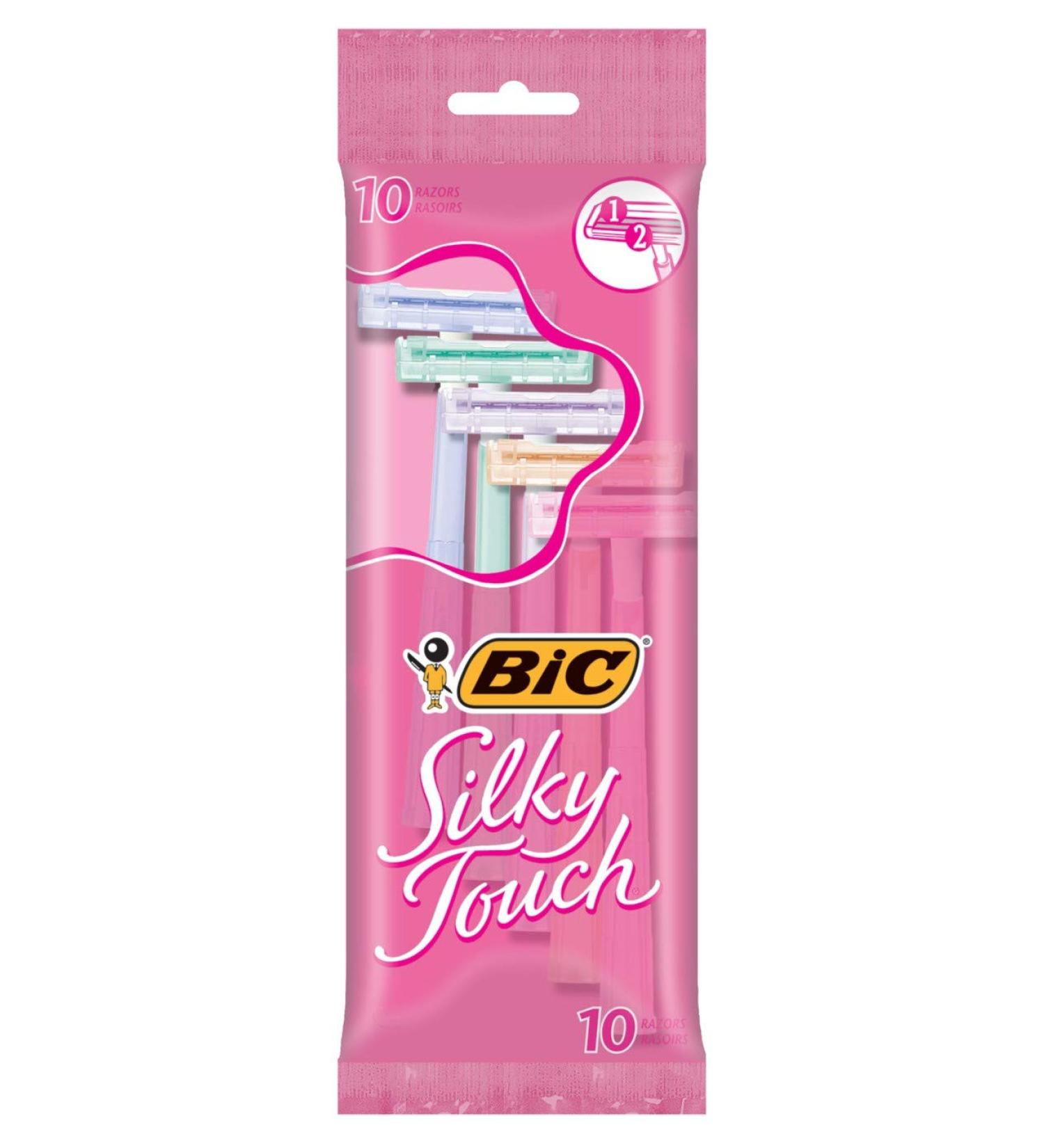 Bic Shaver Silky Touch Razors 10 Pack 6 Pack