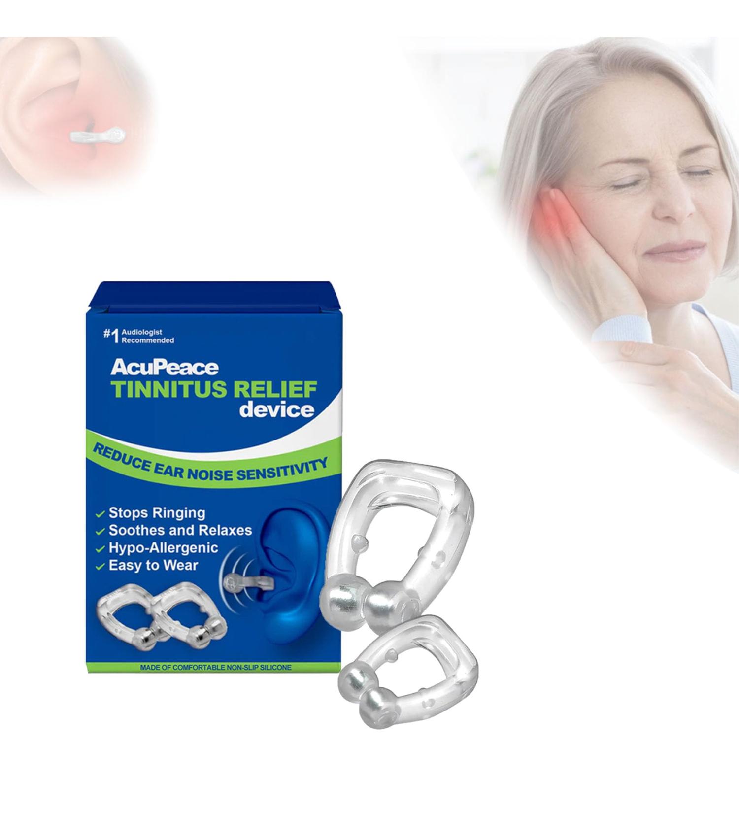 Acupeace Anti Tinnitus Relief Ear Clip - Stop Ear Ringing with Luhaka Magnetic Device (1pc) - Buy Online on GoSupps.com