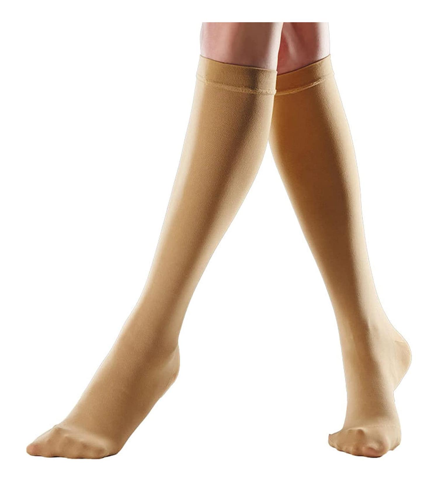 Buy Sxhmsal Compression Stockings Class 2 for Men & Women | Knee High Varicose Vein Socks 23-32 mmHg | Relief for Edema Swollen Pregnancy & Rehabilitation - Buy Online on GoSupps.com