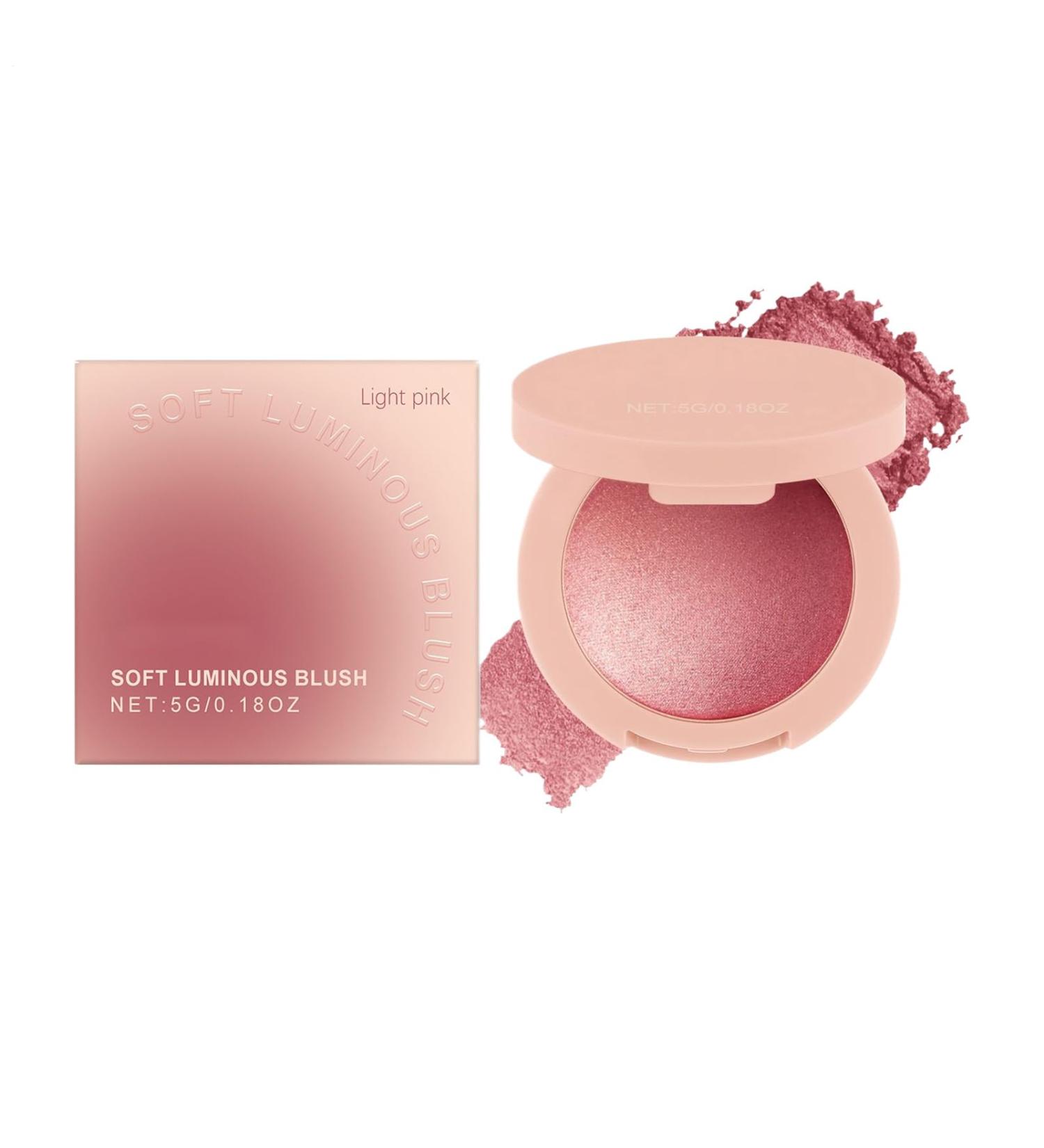 MLqkpwy Cheek Blossom Makeup Blush PowderLong Lasting Shine Beauty Products Highly Concentrated Cosmetics For All Skin Tones Women Travel Makeup Light Pink - Buy Online on GoSupps.com