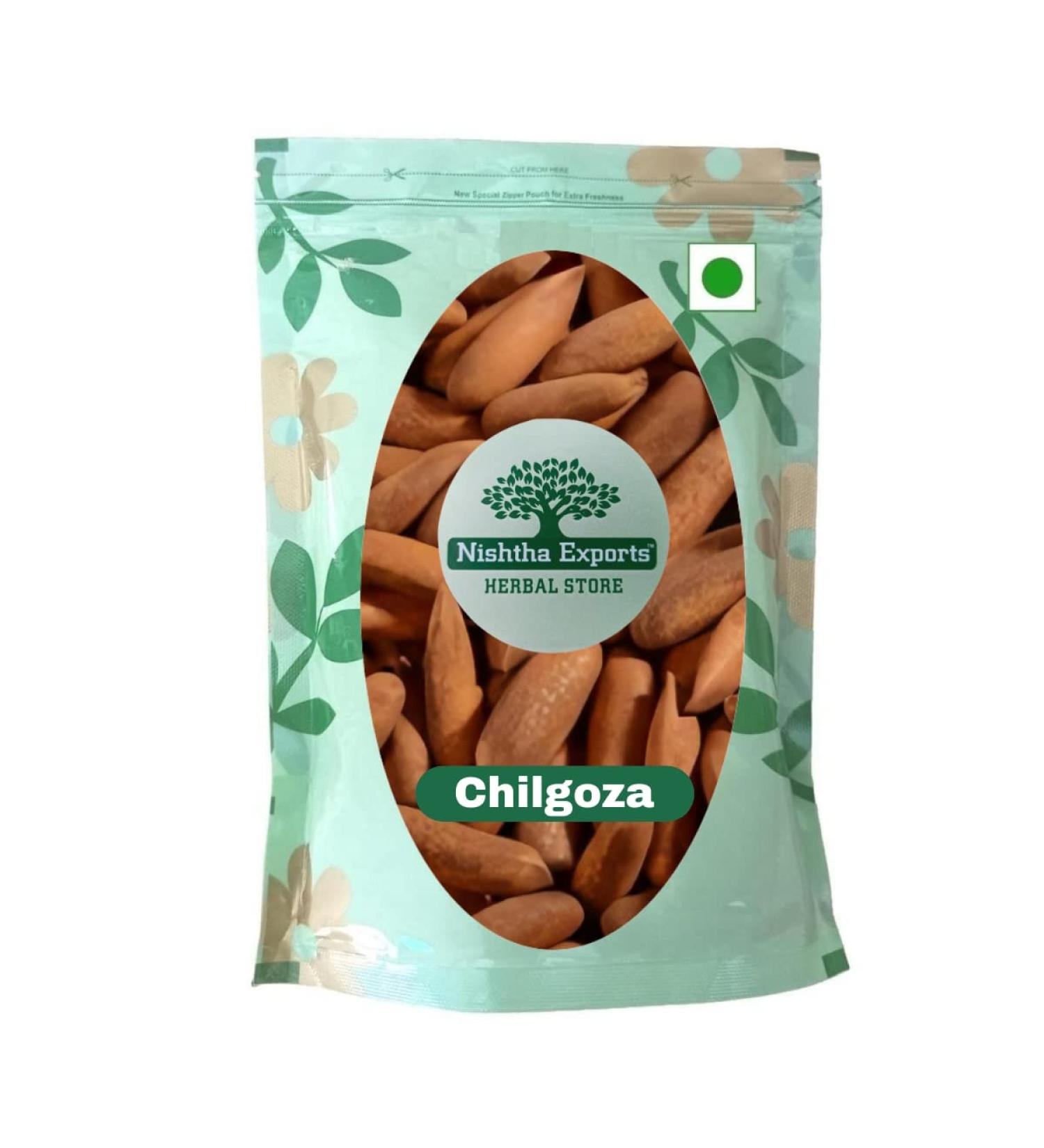 DRY FRUITS CHILGOZA PINE NUT PINUS GERARDIANA (100GM) - Buy Online on GoSupps.com