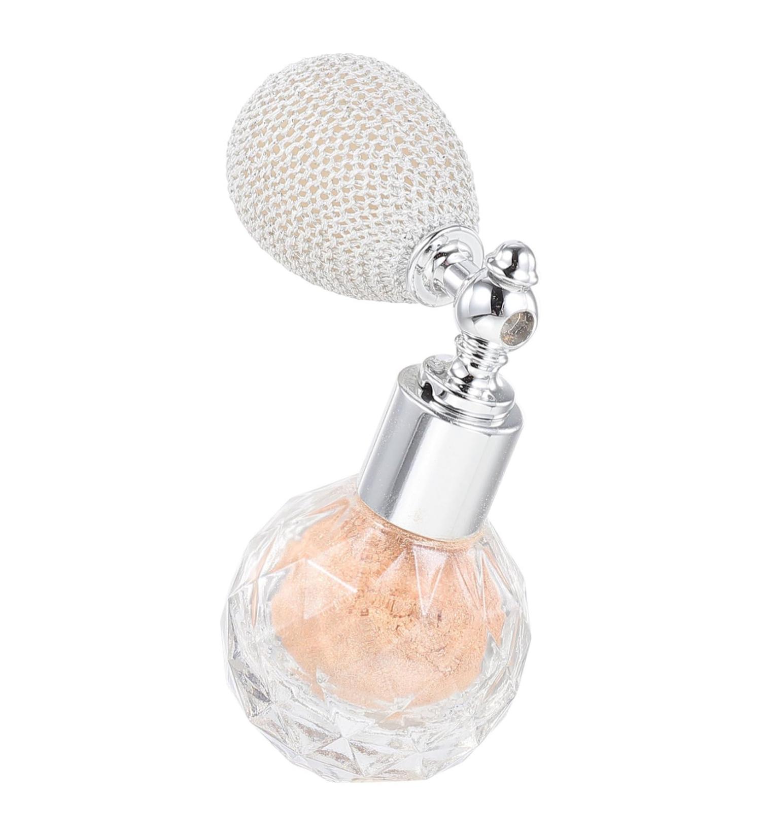 POPETPOP 2 Pcs Body Air Bag Powder Glass Spray Bottle Makeup Glitter Sprayers Powder Glitter Sprayer Sequins Light Goldx2pcs 7x5.5cmx2pcs - Buy Online on GoSupps.com