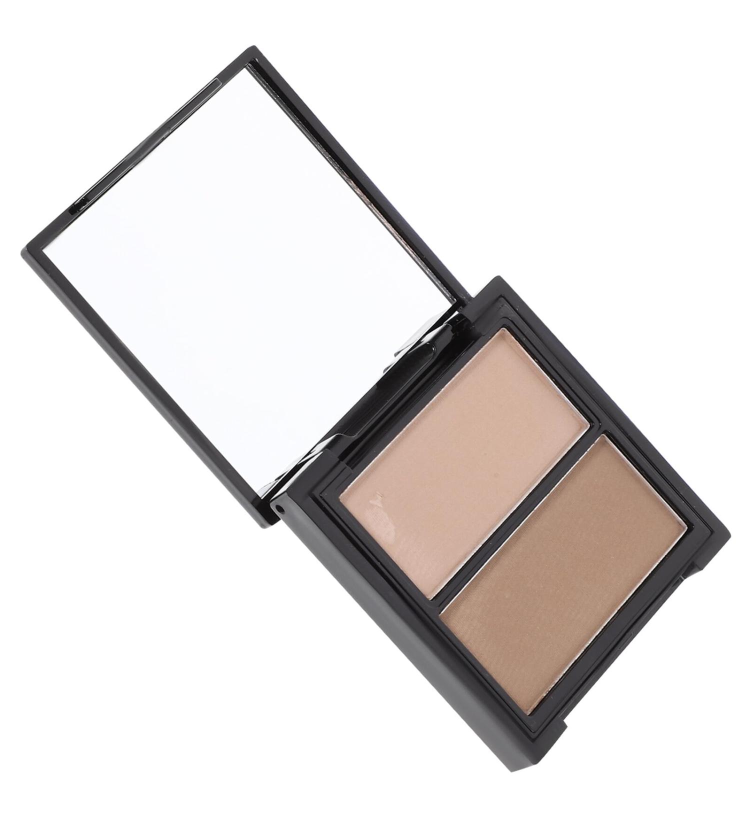 STOBAZA Palette Cosm tique Poudres Ombrer Bicolore Compacte Visage Contouring Lumi re Peau Types Vari s Usage Quotidien - Buy Online on GoSupps.com