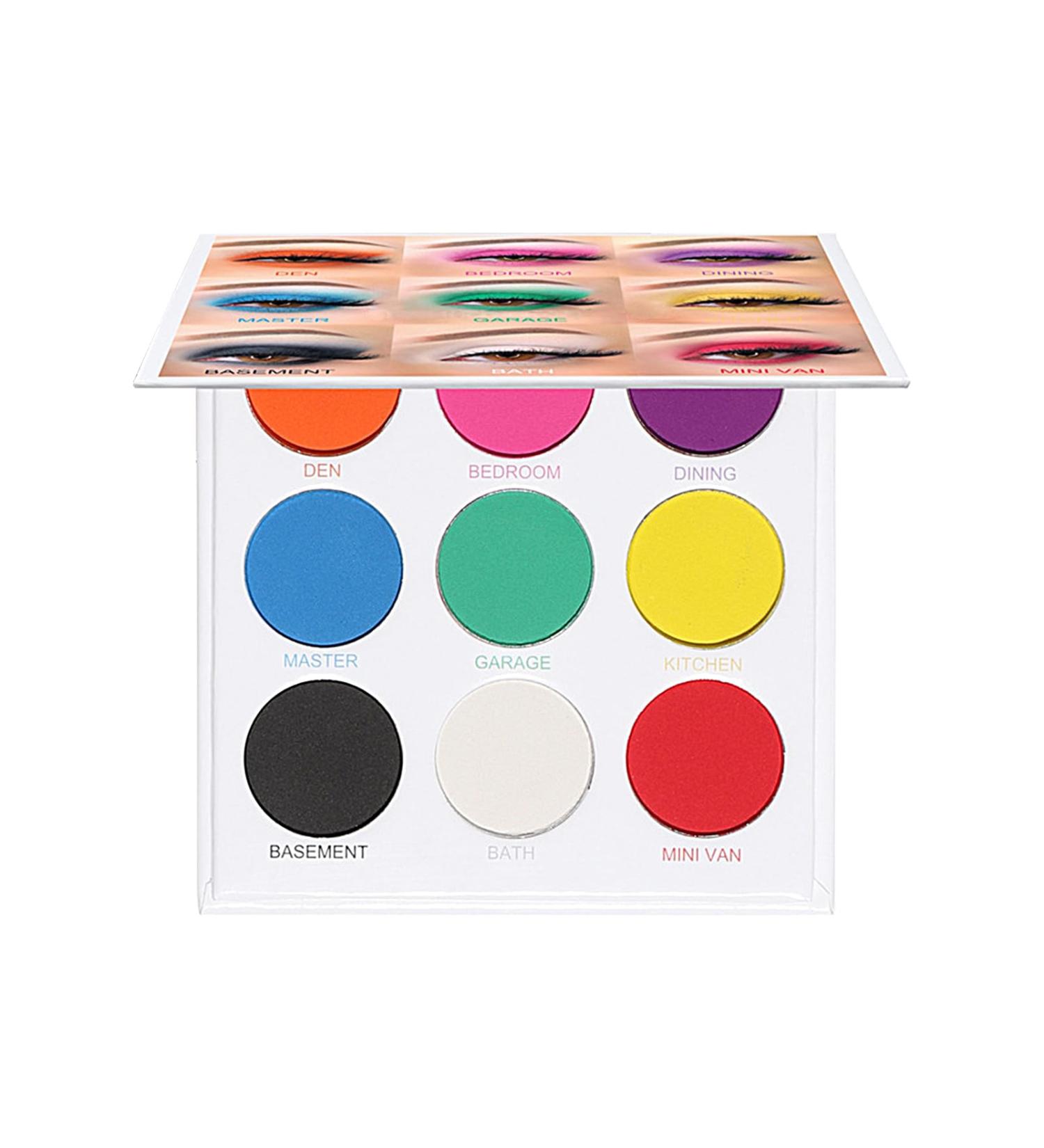 Makeup Eyeshadow Palette 9-Color Eye Shadow Pallet - Pigmented Matte Eyeshadow Blendable Long-lasting for Daily Wedding Dating - Buy Online on GoSupps.com