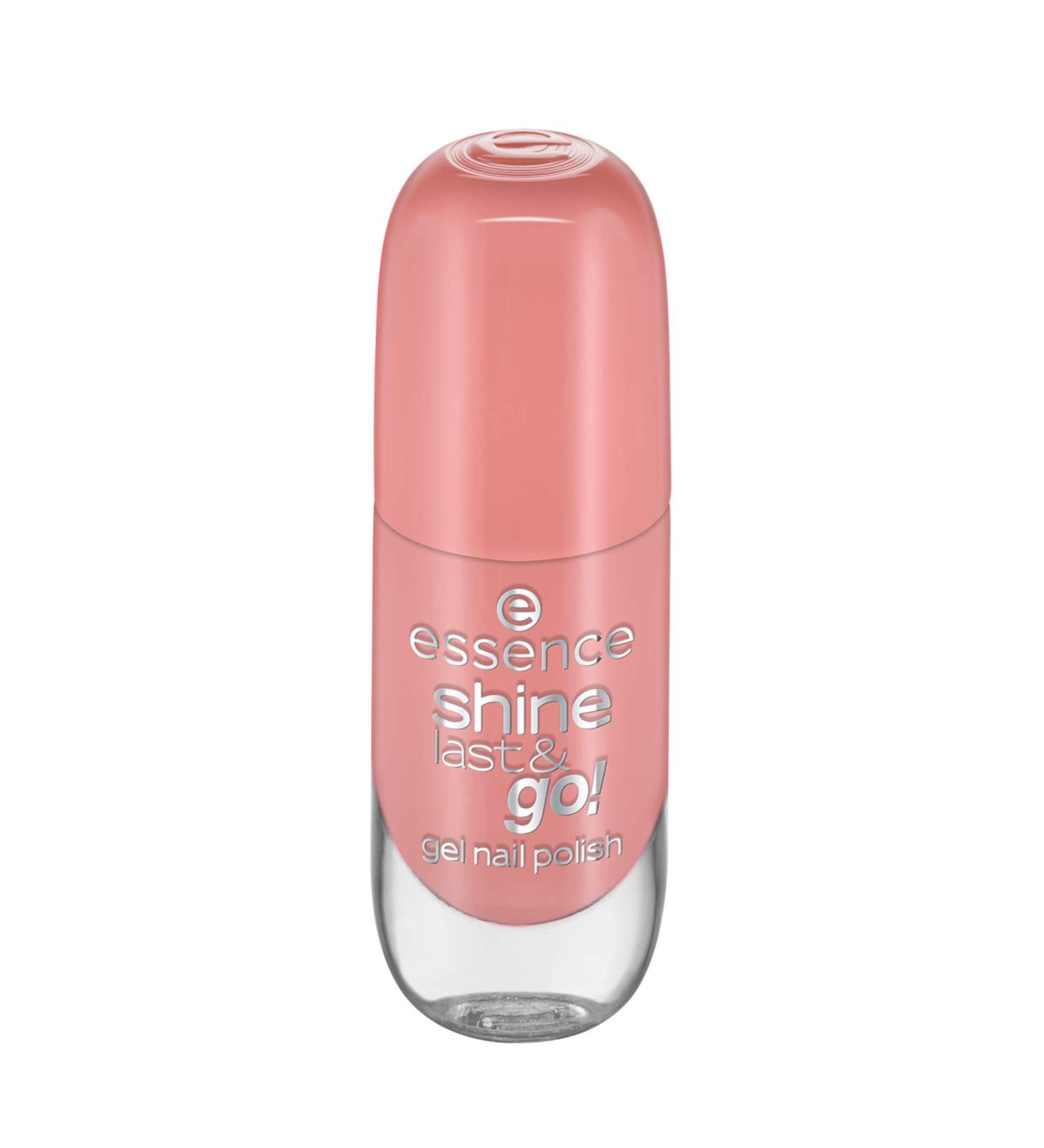  essence Essence Shine last & go! Gel nail polish No. 70 Sunset Lover orange glossy acetone-free vegan microplastic-free particle-free (8 ml) - Buy Online on GoSupps.com
