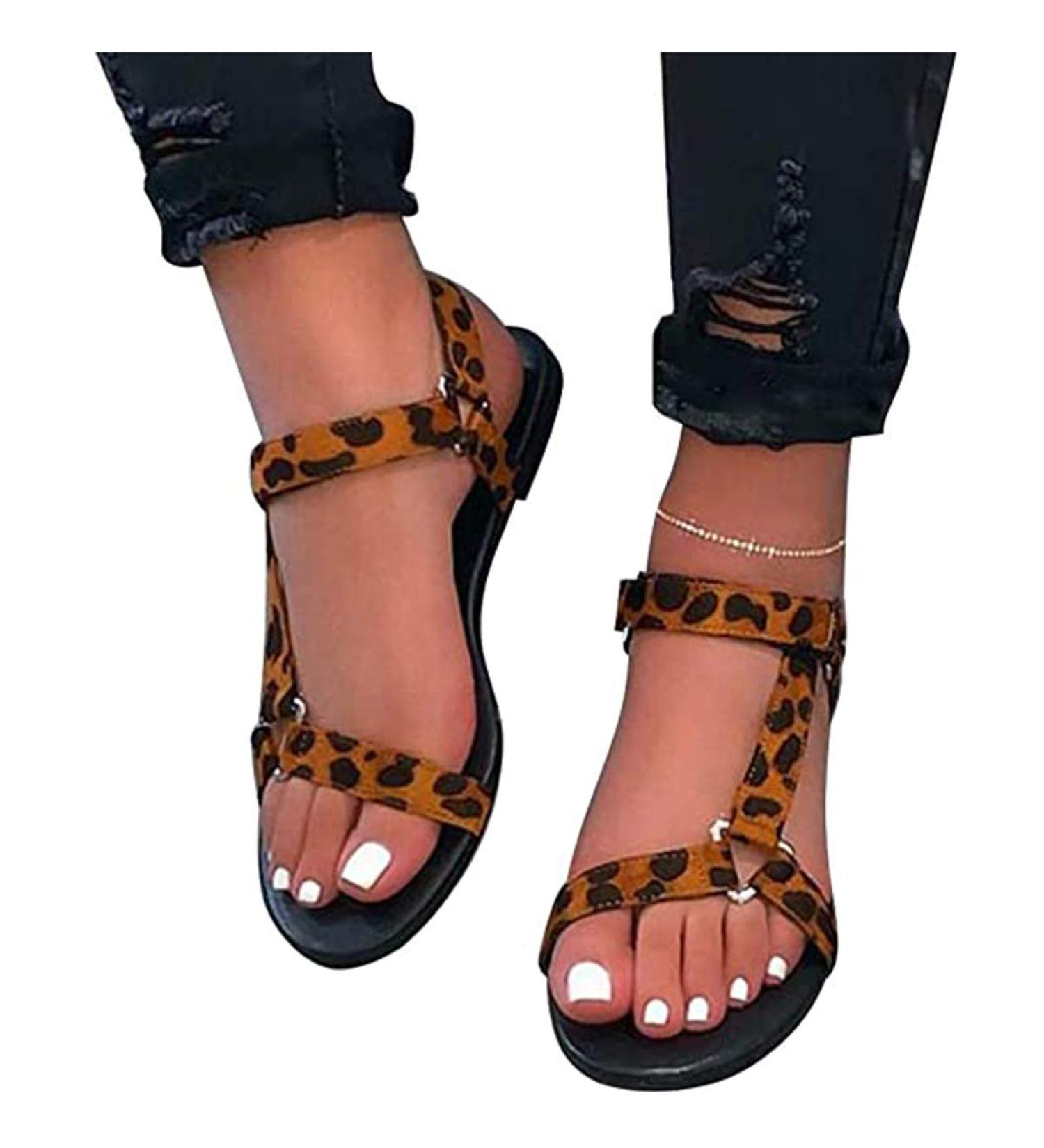 Buy Creev Flat Women's Sandals - Breathable Open Toe Bridge Non-Slip Flip-Flops Perfect for Summer & Hiking - International Shipping - Buy Online on GoSupps.com