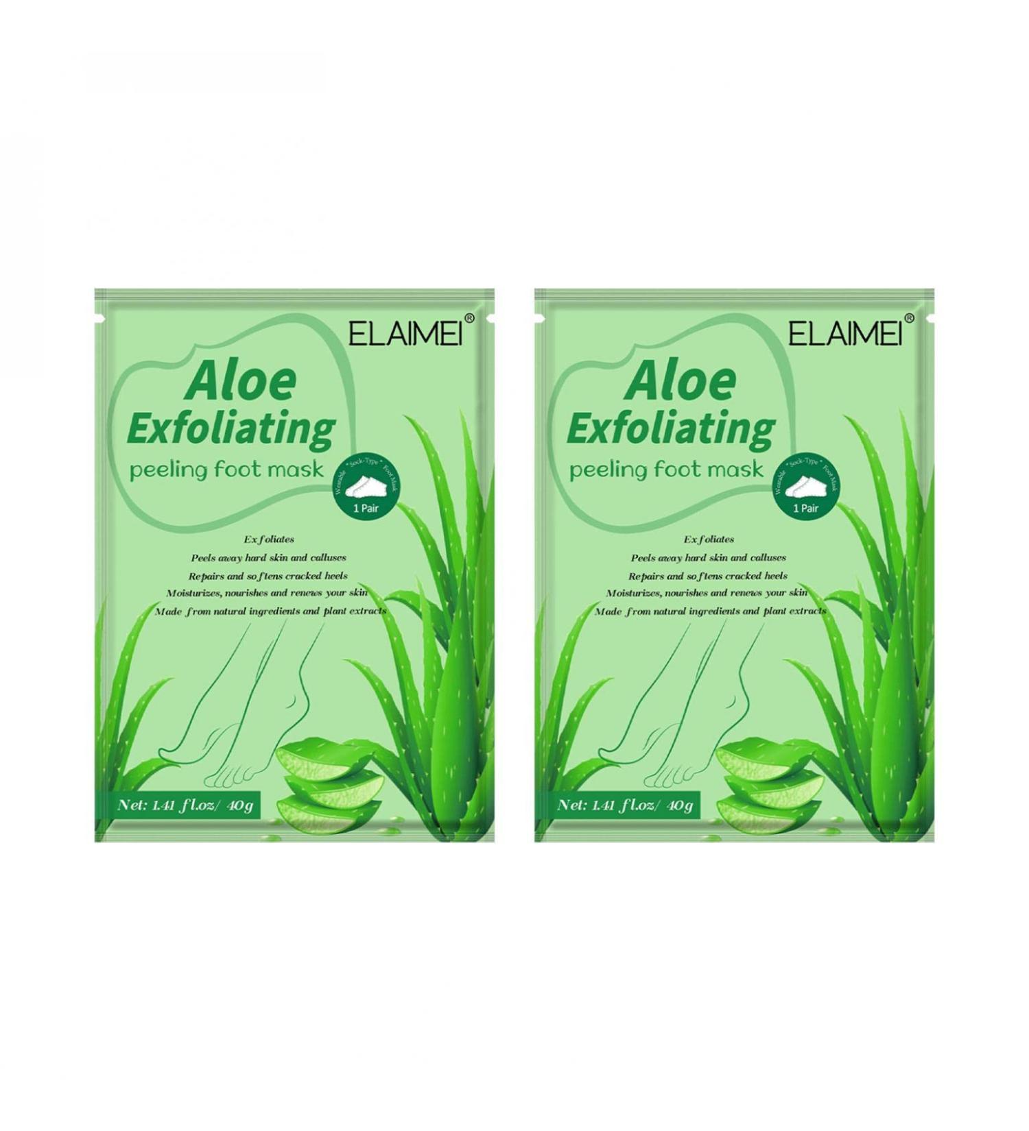 Foot Peel Mask - Exfoliating & Moisturizing for Men & Women | Remove Dead Skin & Repair Rough Heels - Buy Online on GoSupps.com