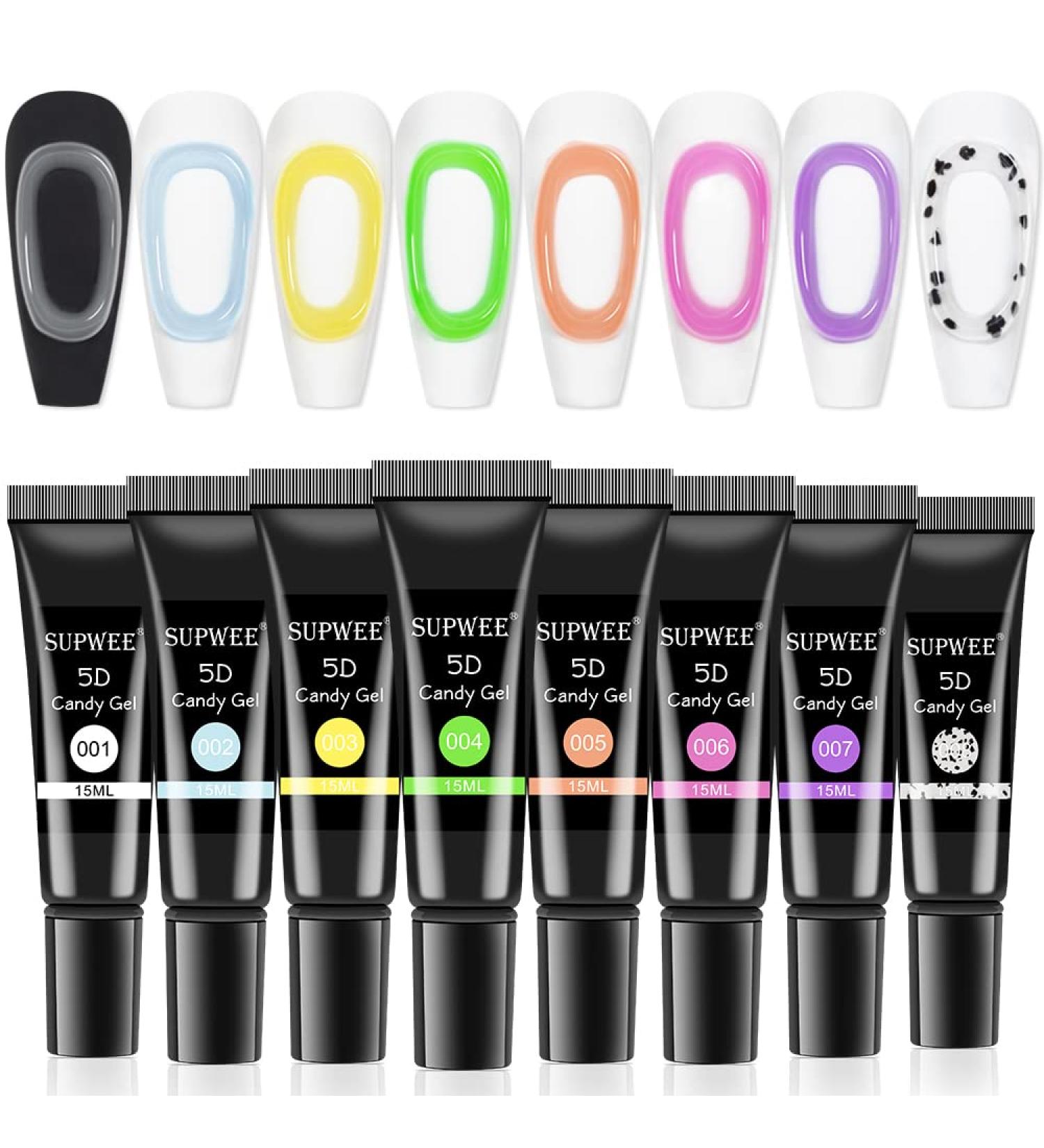 SUPWEE 5D Solid Pudding Gel Polish - Candy Jelly Nail Art Kit013 - Buy Online on GoSupps.com