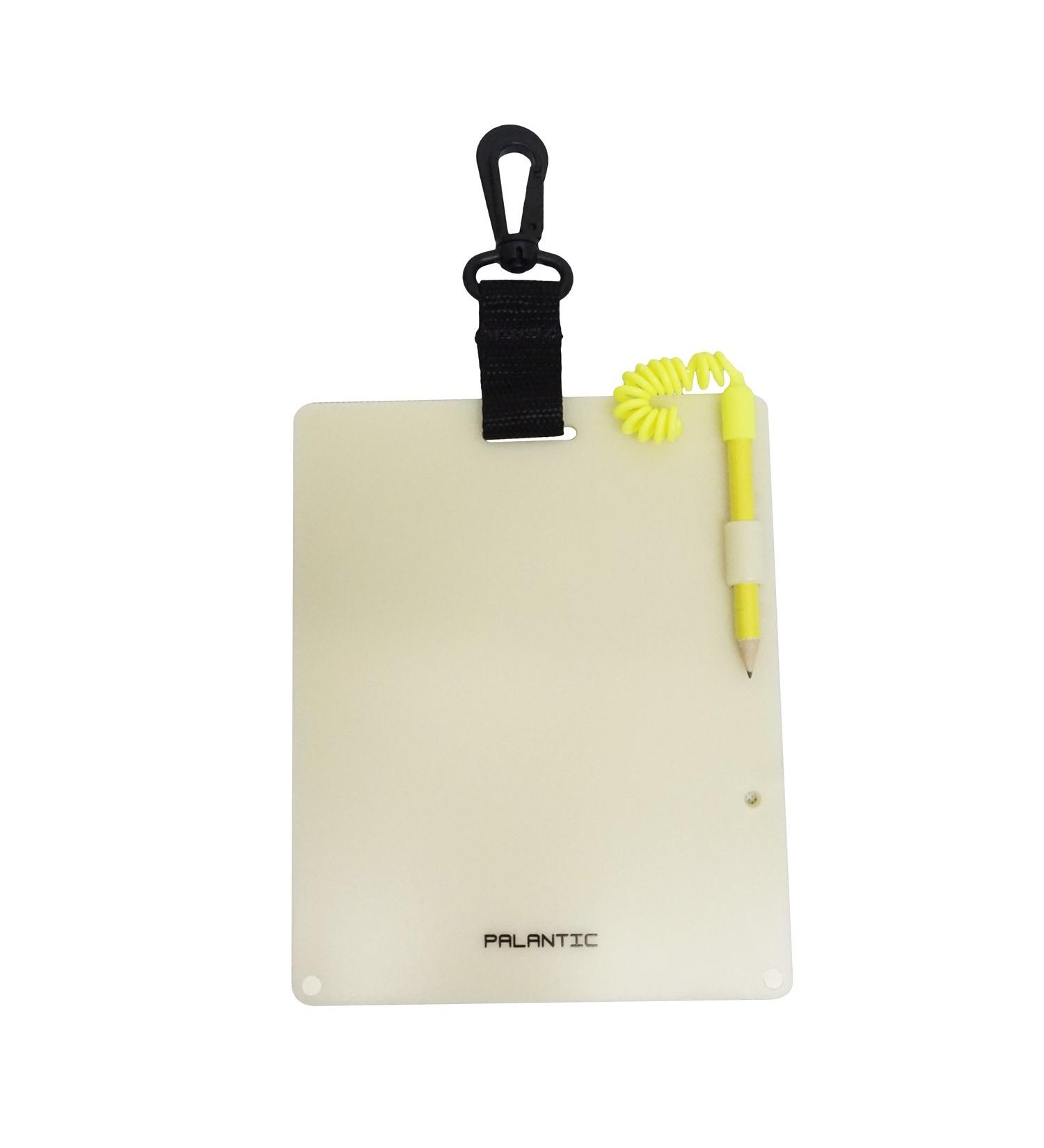Palantic Scuba Diving 7.25" x 6" Writing Dive Slate with Pencil Glow in The Dark
