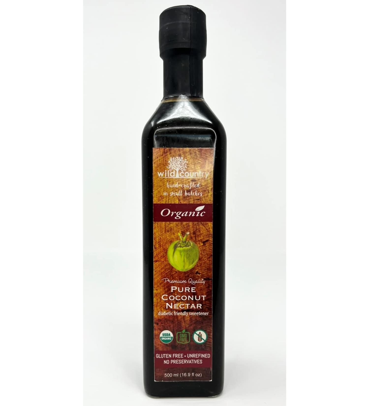Wild Country Organic Coconut Nectar 16.9 Fl Oz - Sweetener & Sauce - Buy Online on GoSupps.com