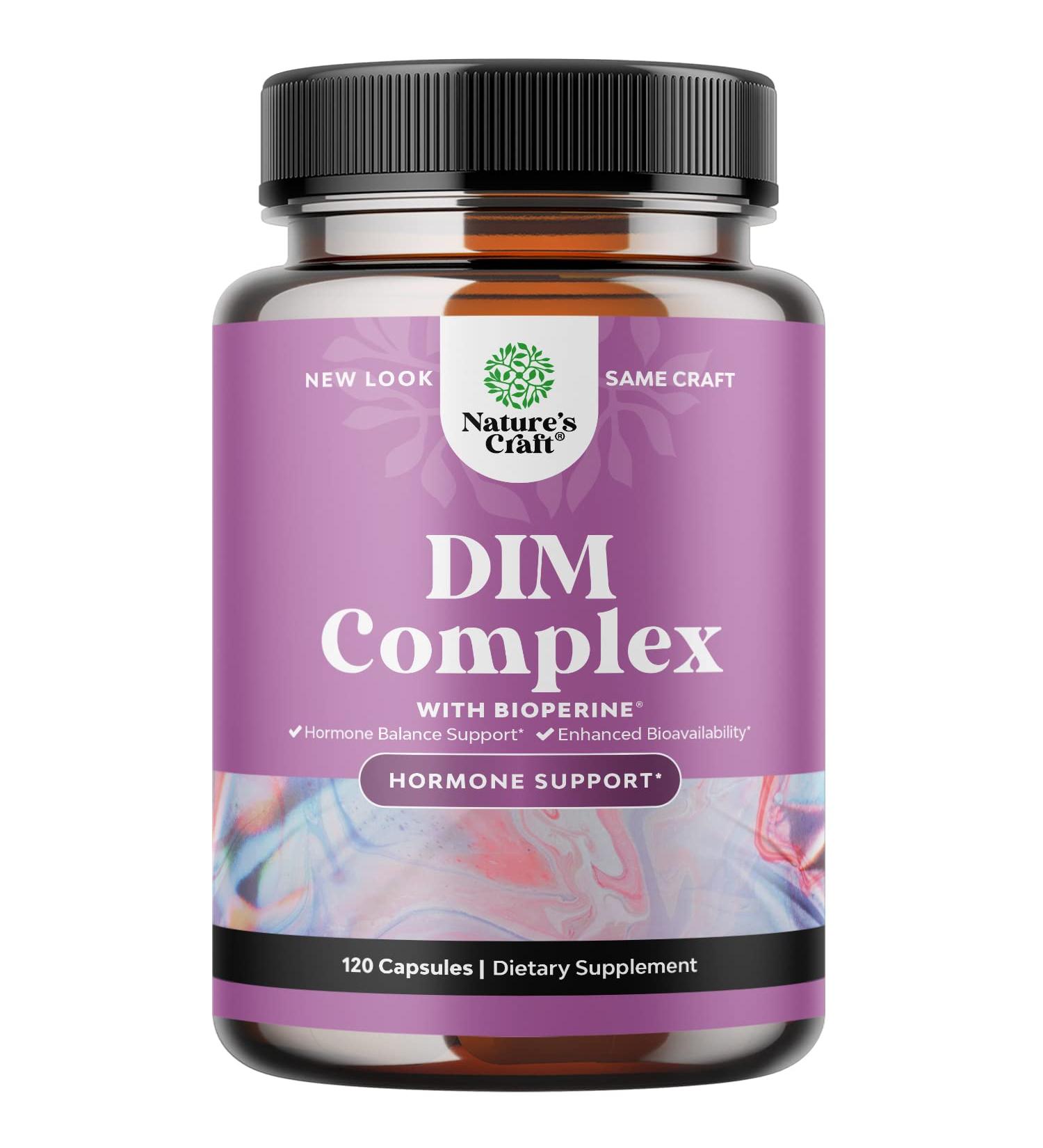 Potent DIM Supplement for Women - Hormone Balance & Menopause Support - 300mg DIM, 120 Count - Buy Online on GoSupps.com