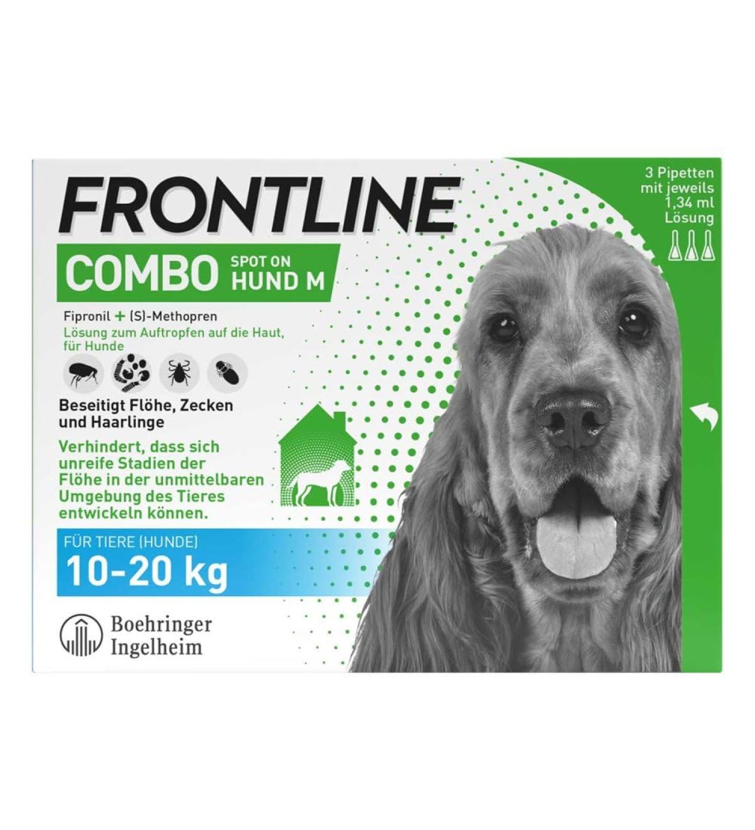 Buy Frontline Combo Spot On for Dogs - Effective Flea & Tick Treatment | Fast International Shipping - Buy Online on GoSupps.com