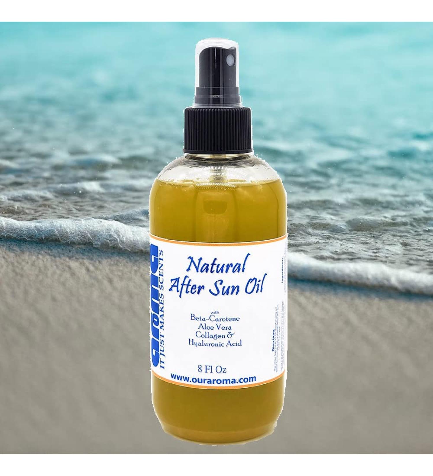 Aroma Anti-Aging After Sun Oil with Hyaluronic Acid - 8FlOz | Natural Formula - Buy Online on GoSupps.com