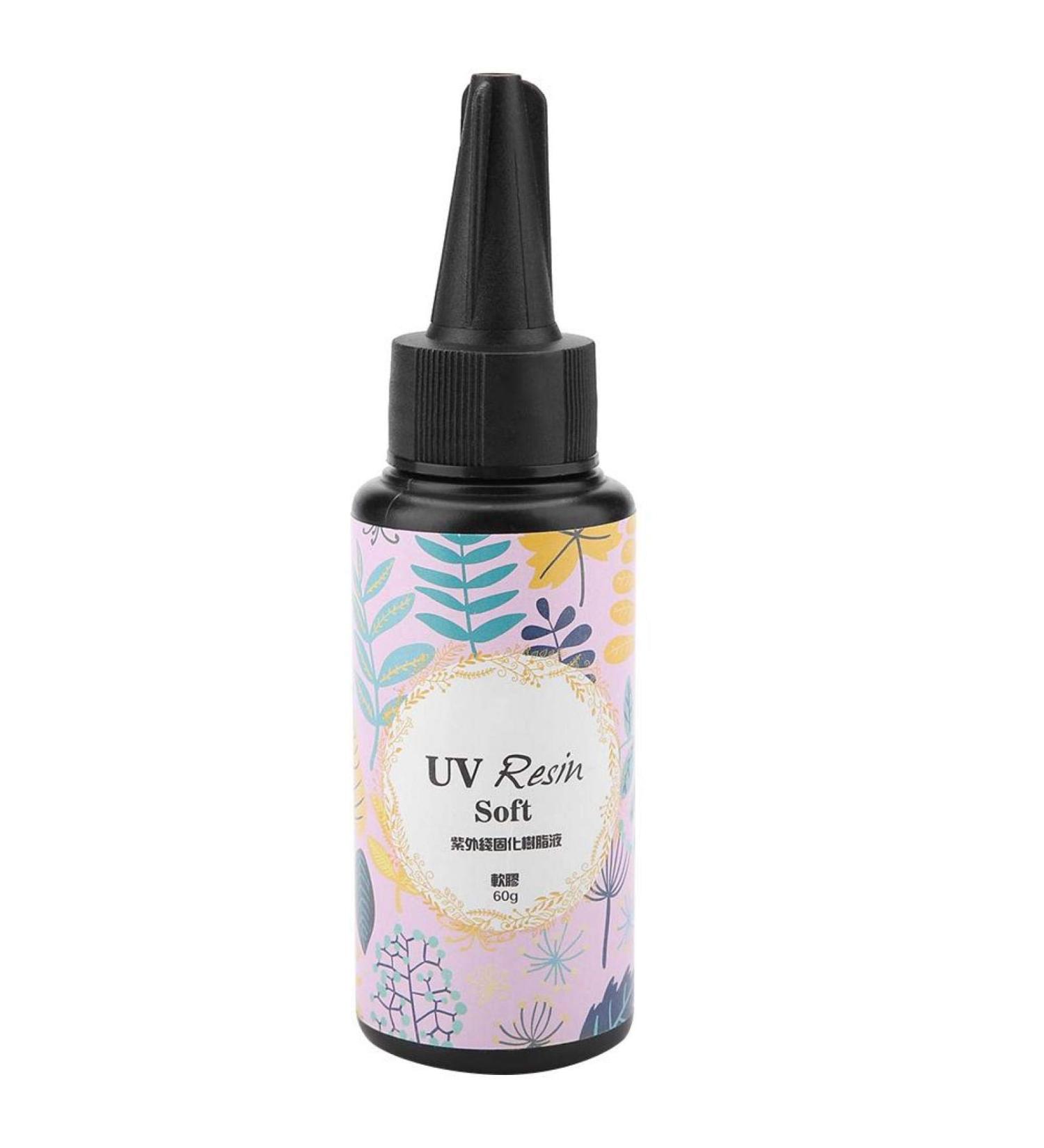 Safe and eco-Friendly UV Resin Coloring UV Resin o More Waiting Art Crafts Nail Art Garment Accessories Crafts Soft Glue 60g - Buy Online on GoSupps.com