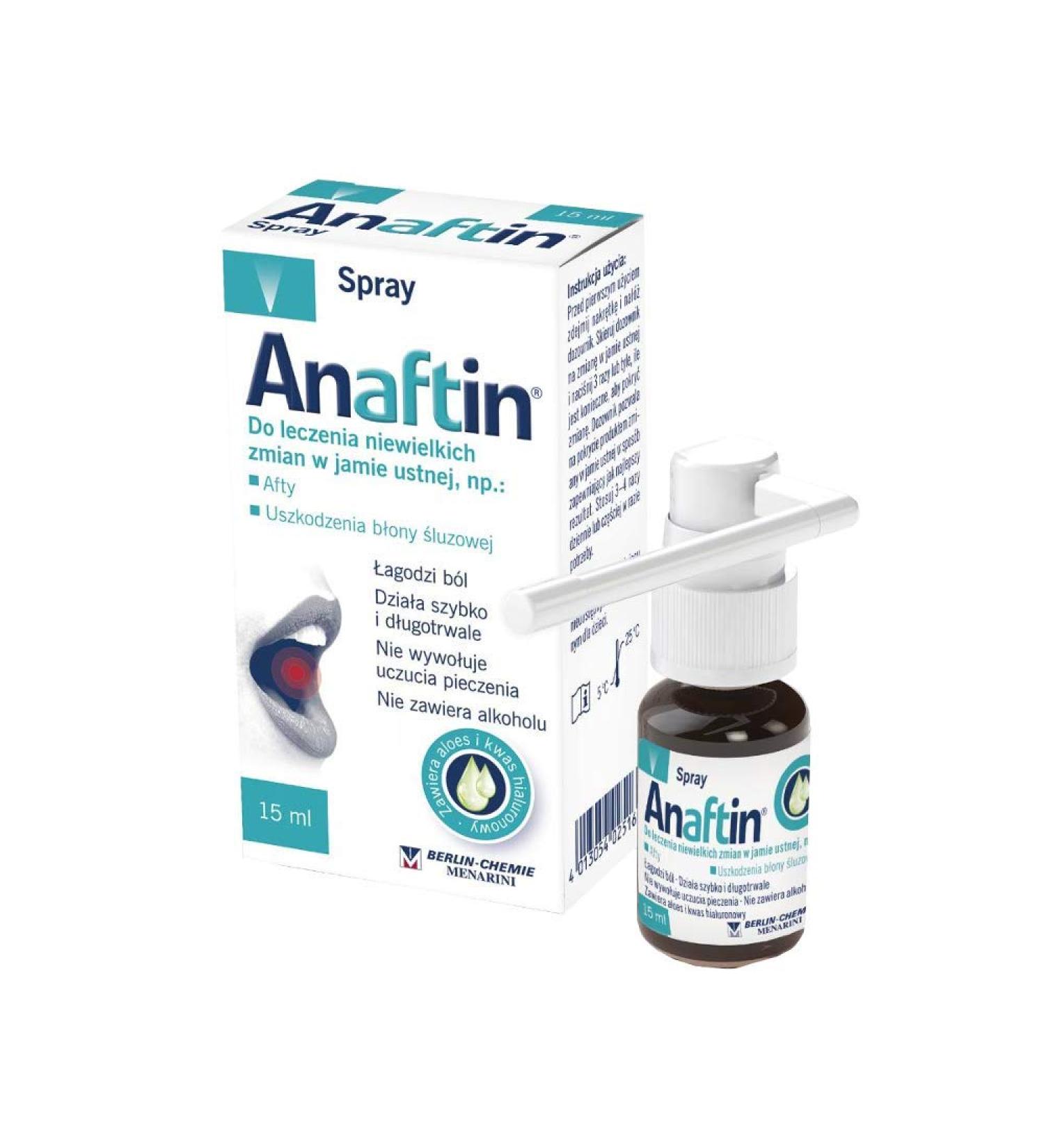 Anaftin Spray 15ml Sinclair Pharma
