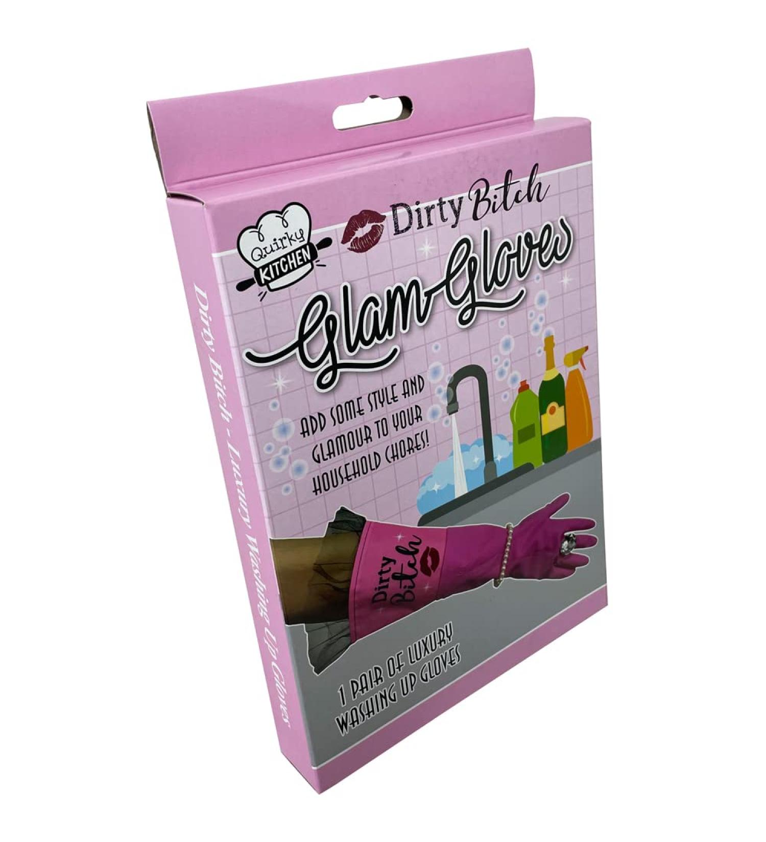 Diabolical DP1043 Dirty Bitch Washing Up Gloves - Funny Novelty Gift for Her - Buy Online on GoSupps.com