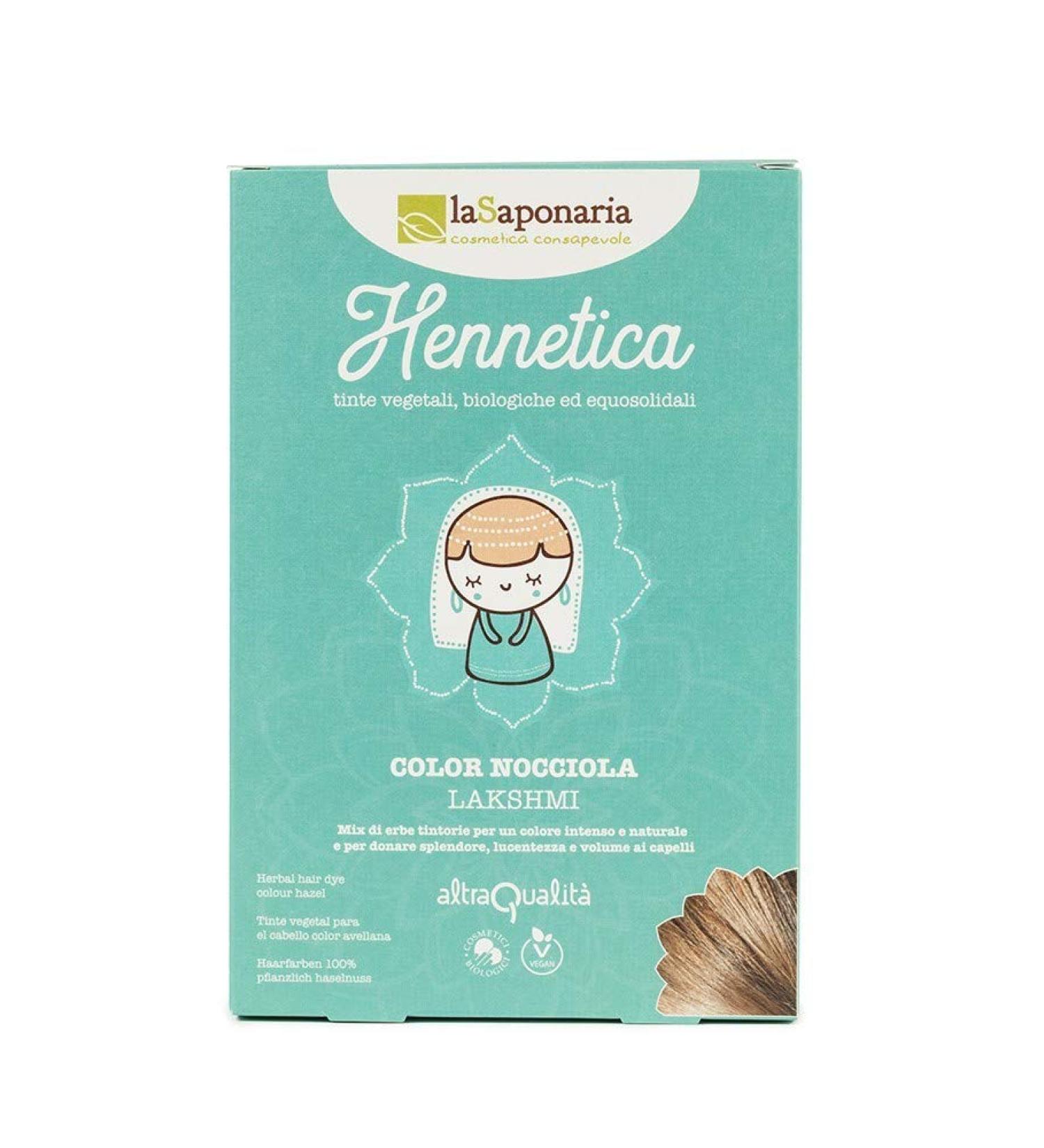 La Saponaria Hazelnut Dyed Hair Color Powder 100 g - Buy Online on GoSupps.com
