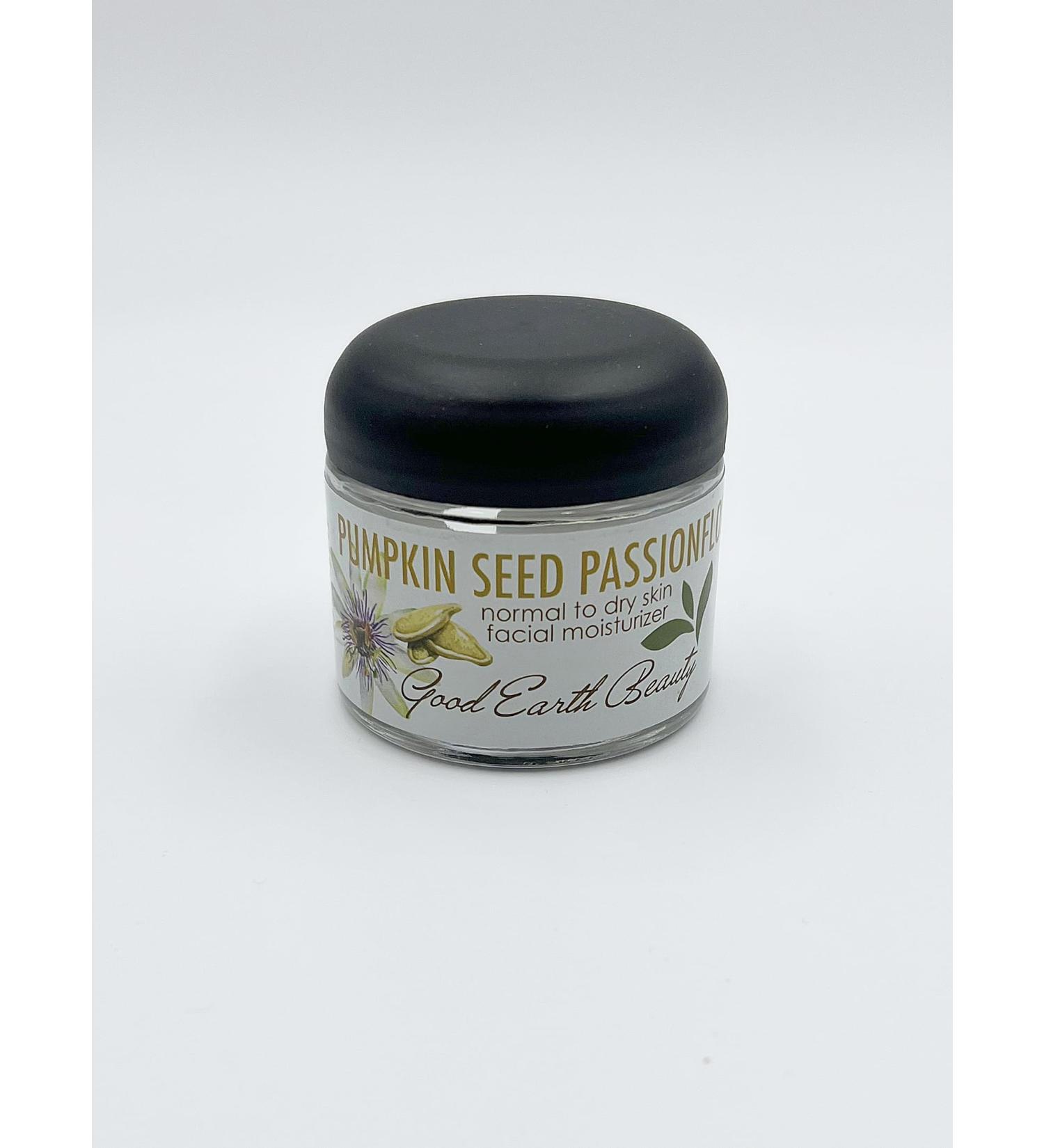 Natural Facial Moisturizer - Pumpkin Seed Passionflower - for Normal Skin - 2.3 Ounce