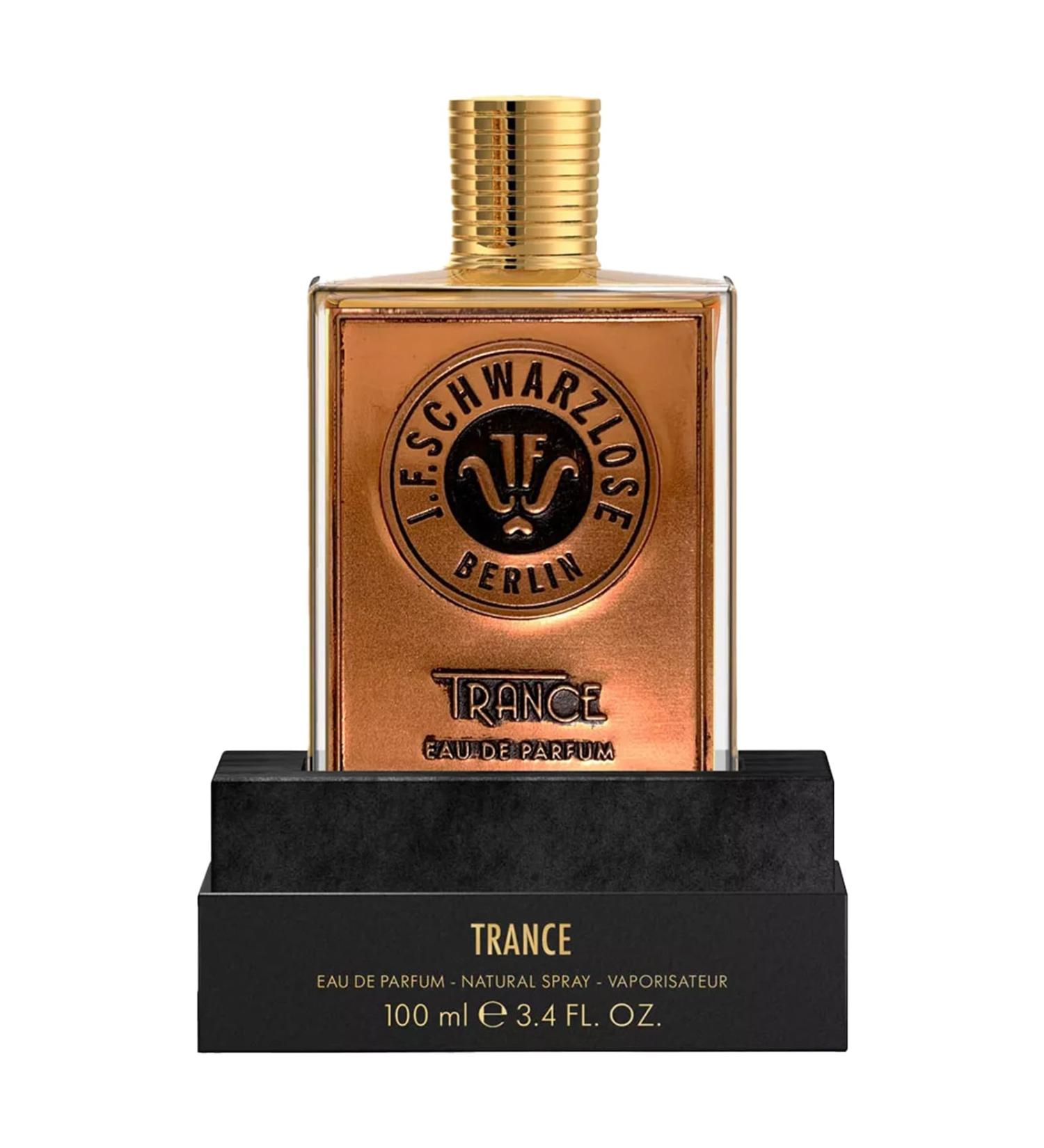 Schwarzlose Trance - Unisex EDP Spray Fragrance - Long Lasting and Captivating Perfume with Virginal Turkish Rose Spices Absinth and Blossoms - Body Spray with Sweet and Woody Scent - 3.4 oz - Buy Online on GoSupps.com