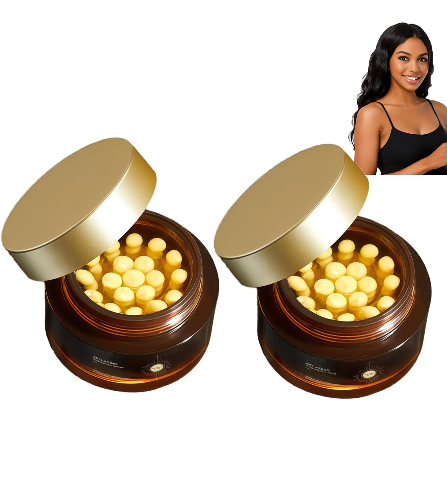 homomdy Retinol Capsule Moisturizing Cream AntiAging Retinol Facial Serum Hydrates for Dry Skin Improves Dryness and Sagging Reduces Fine Lines Evens Dull Skin Tone 2pcs - Buy Online on GoSupps.com