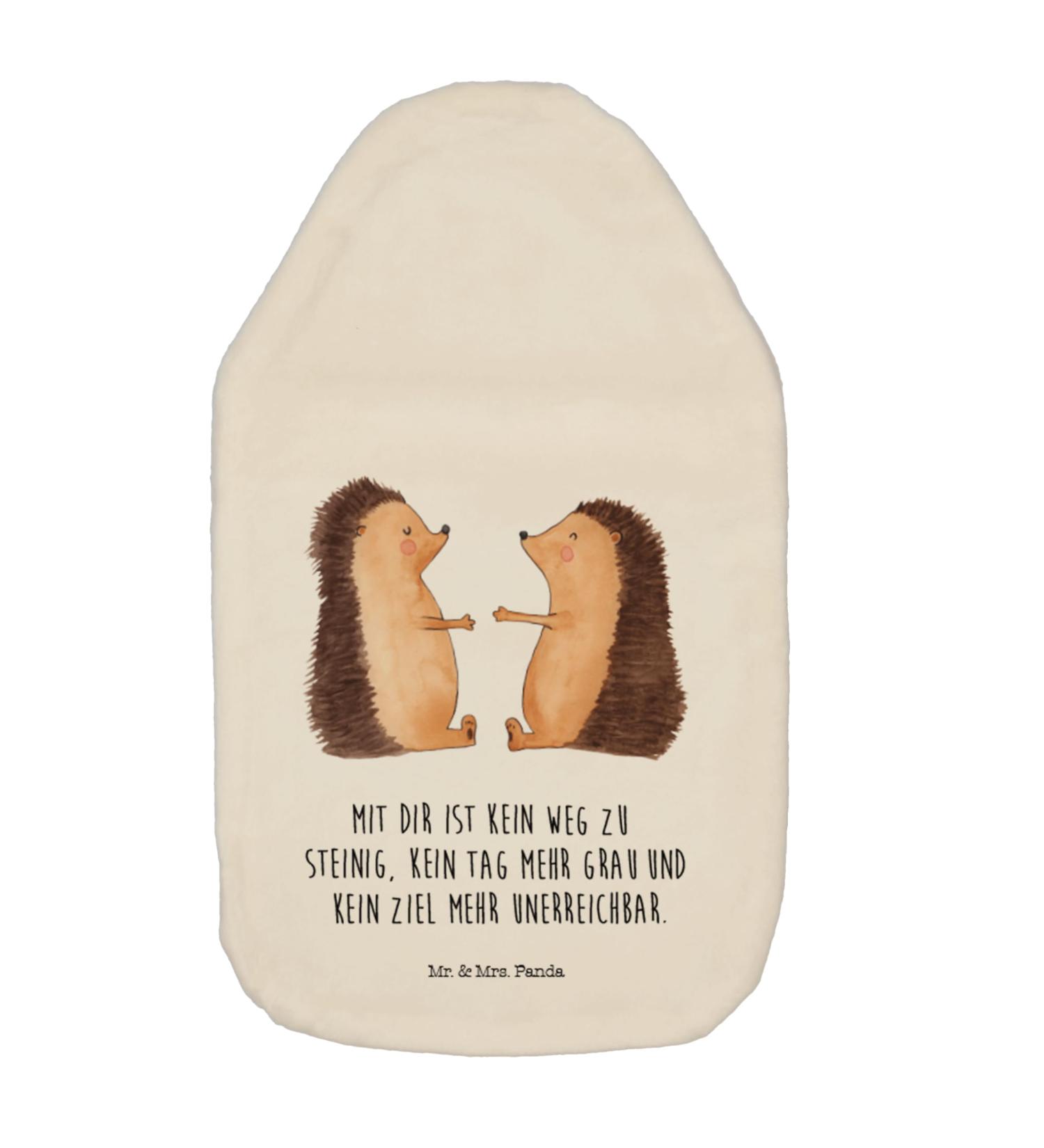 Mr. & Mrs. Panda Warm Bottle Igel Love | Perfect Gift for Weddings & Loved Ones | Children's Heat Pillow & Cozy Cover - Buy Online on GoSupps.com